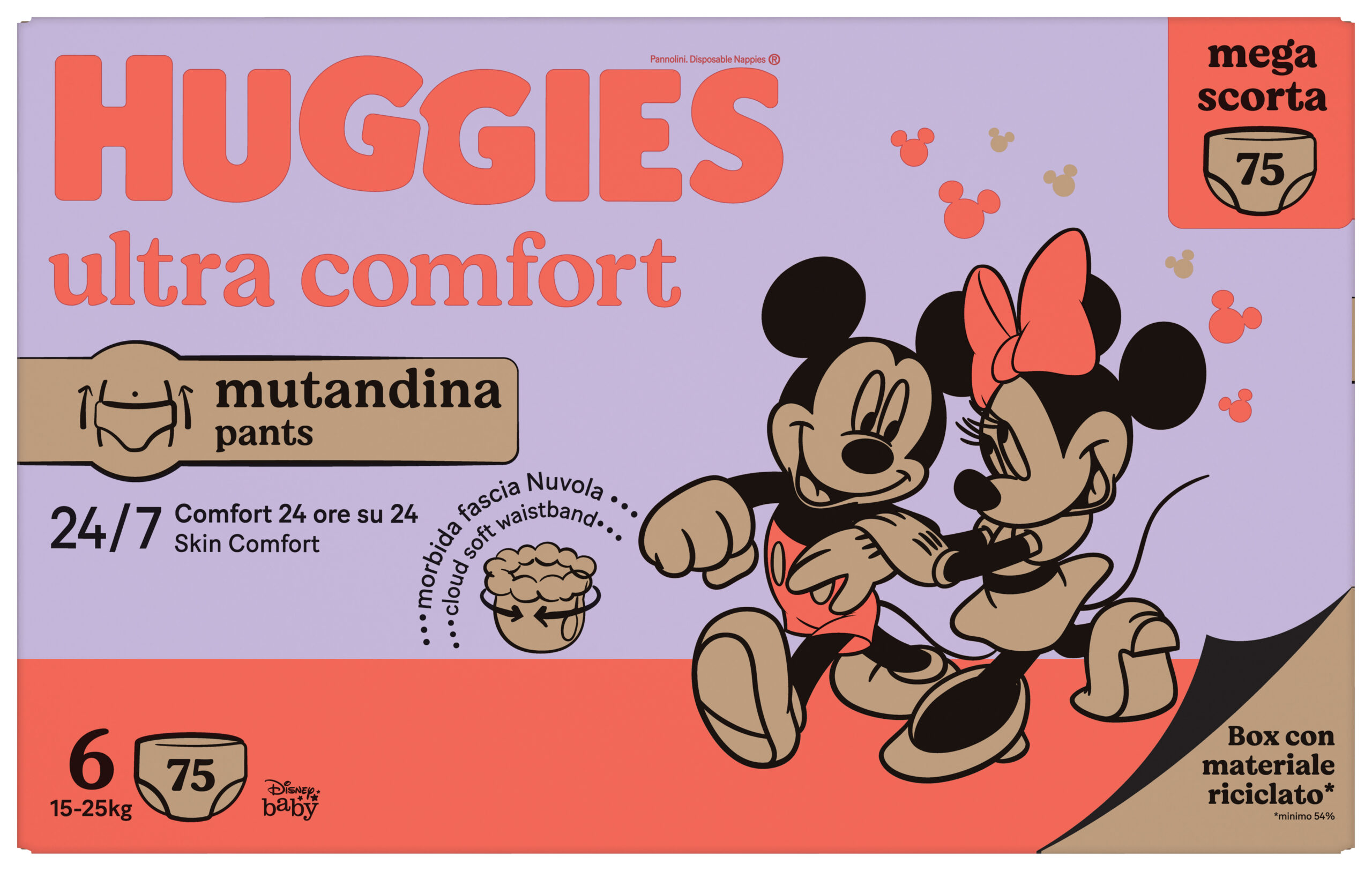 Huggies ultra comfort mutandina megapack tg.6 - 75 pezzi - Huggies