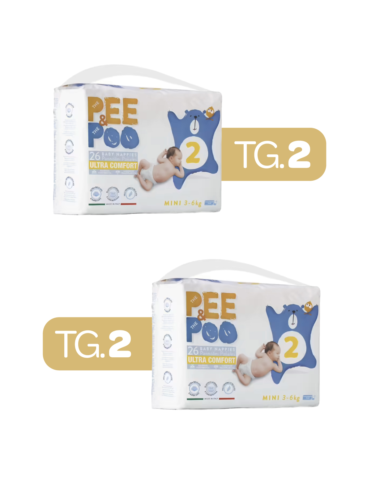 Pee&poo - mini tg 2 26 pz + pee&poo - mini tg 2 26 pz - 