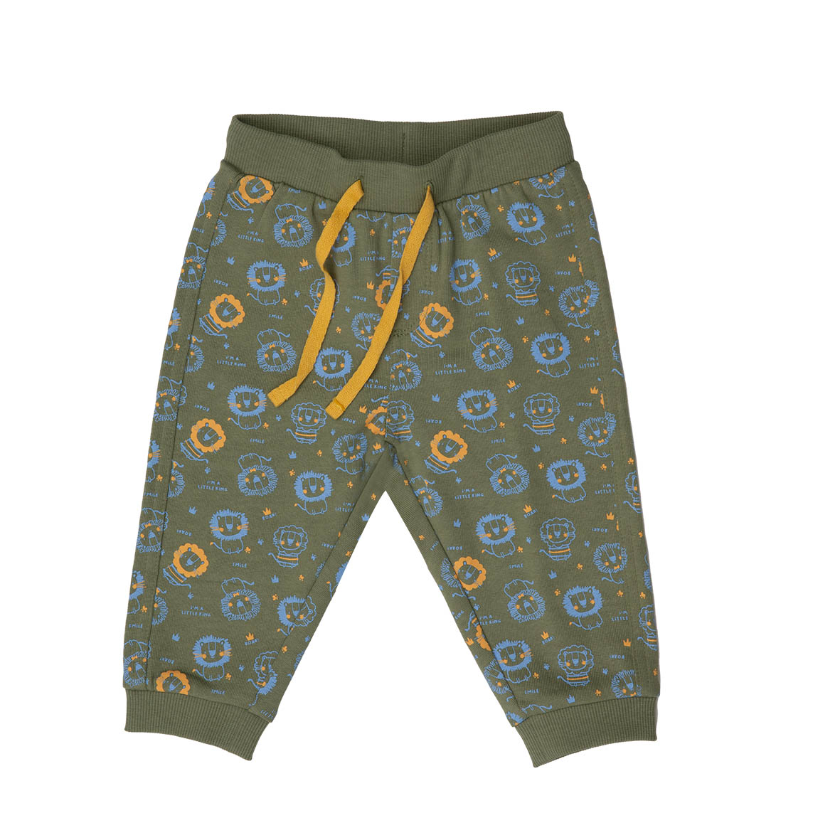 Mawi pantaloni felpina fantasia leoncini fondo - Mawi