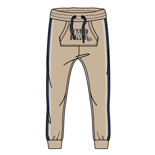 Mawi pantalone tuta tasca marsupio e stampa - Mawi