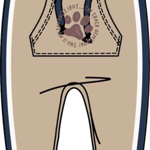 Mawi pant felpa tasca marsupio e stampa - Mawi