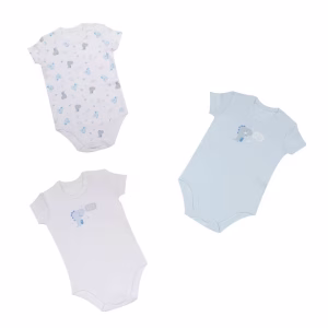 Mawi packx3 body cald cotone manica corta dino oeko-tex - Mawi