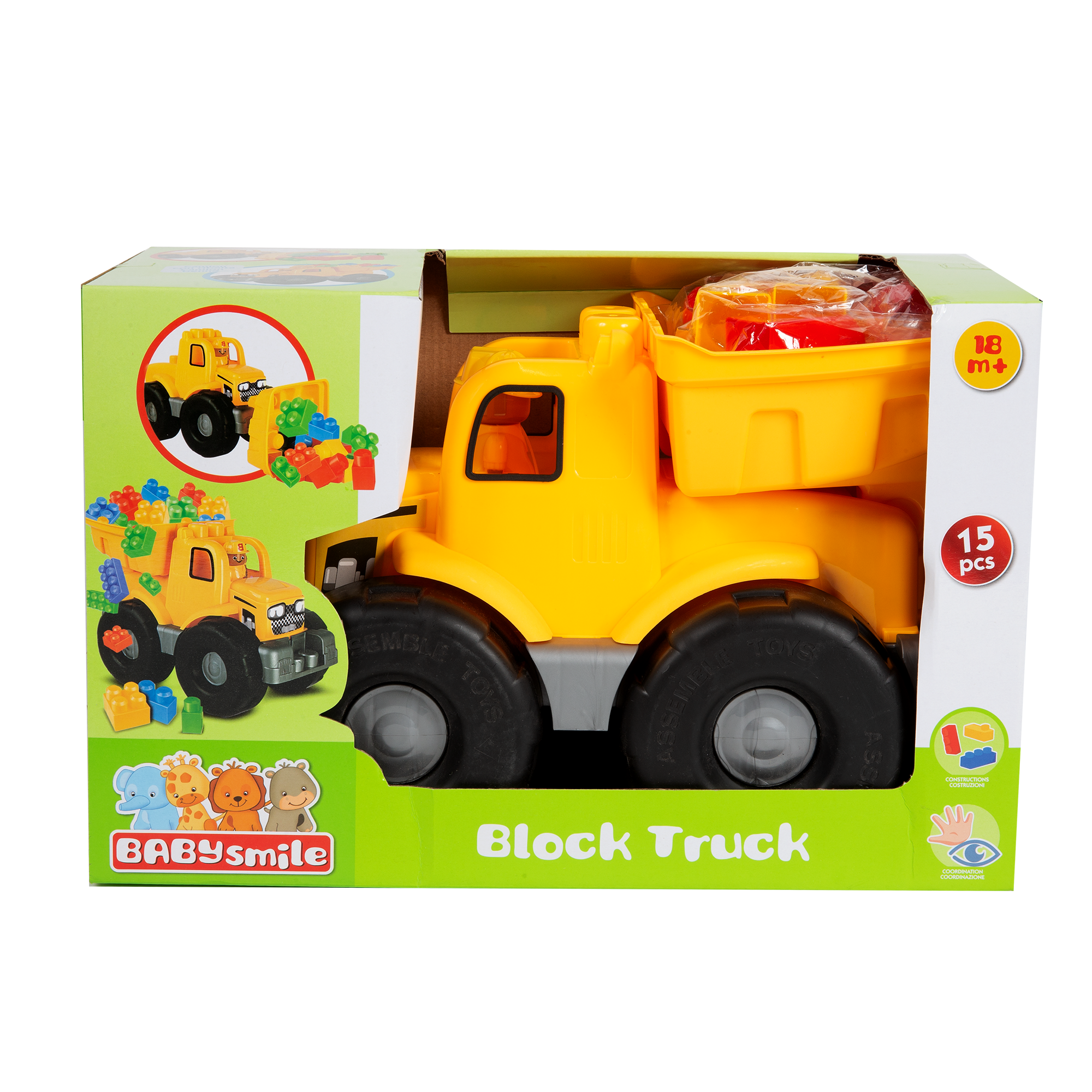 Camioncini con blocchi da portare in giro - Baby Smile