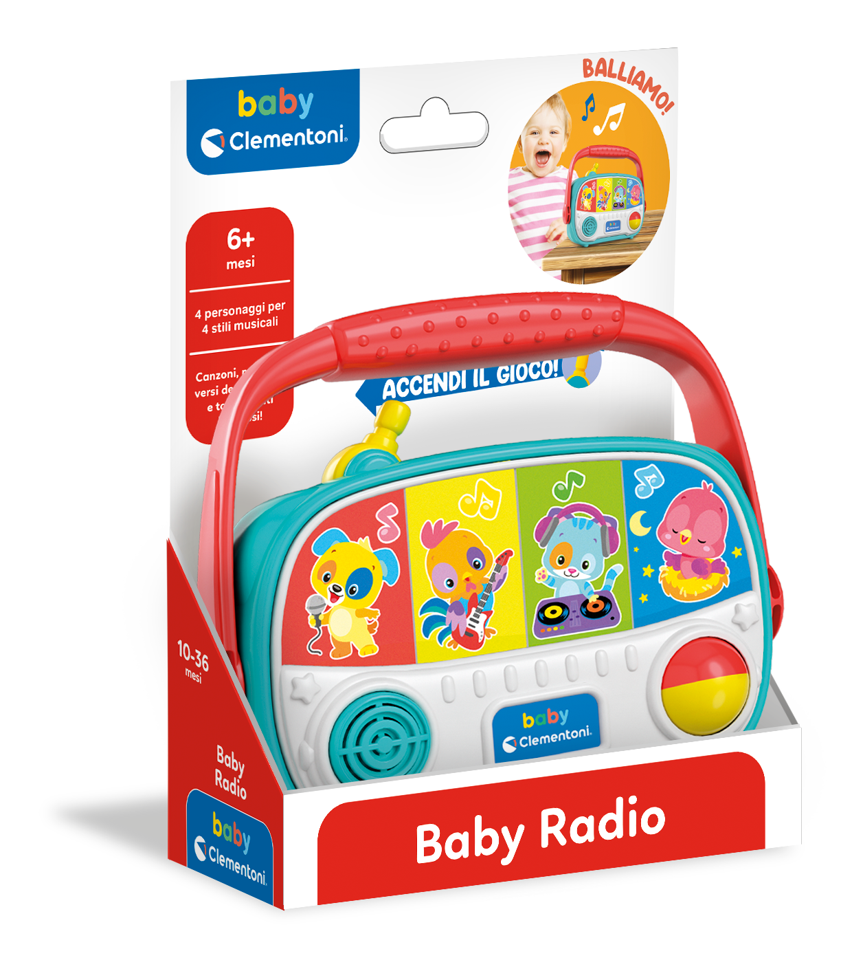 Baby radio - musica e intrattenimento per bambini - Baby Clementoni