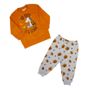 Pigiami due pezzi gamba lunga baby m peanuts halloween - Jbrand