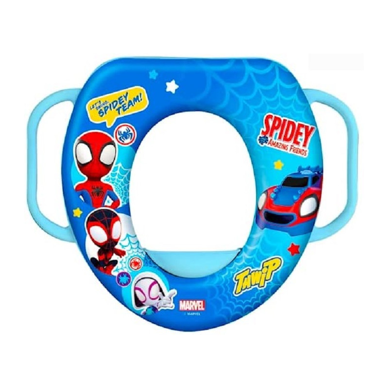 Lulabi Riduttore Spiderman WC Soft Con Manici Marvel Spidey - Bimbostore