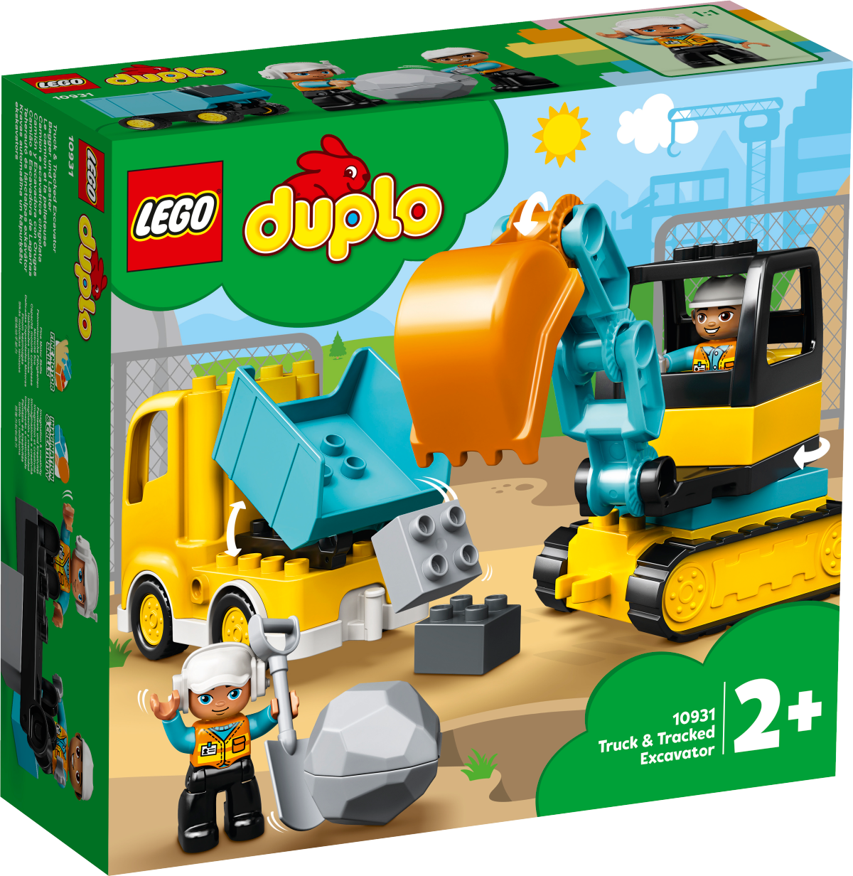 Camion e scavatore cingolato - avventure di costruzione - LEGO DUPLO