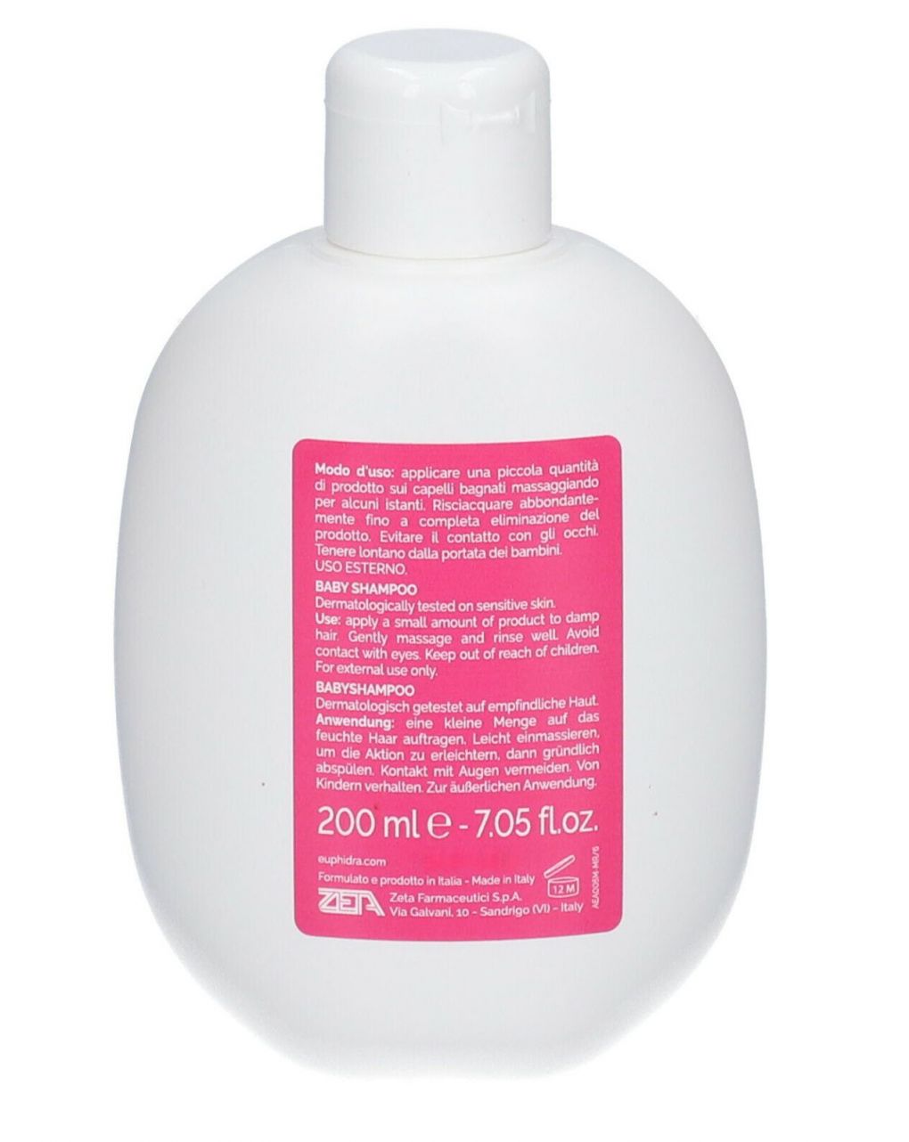Euphidra amidomio baby shampoo 200ml - Euphidra