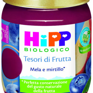 Hipp tesori di frutta mela e mirtillo - Hipp