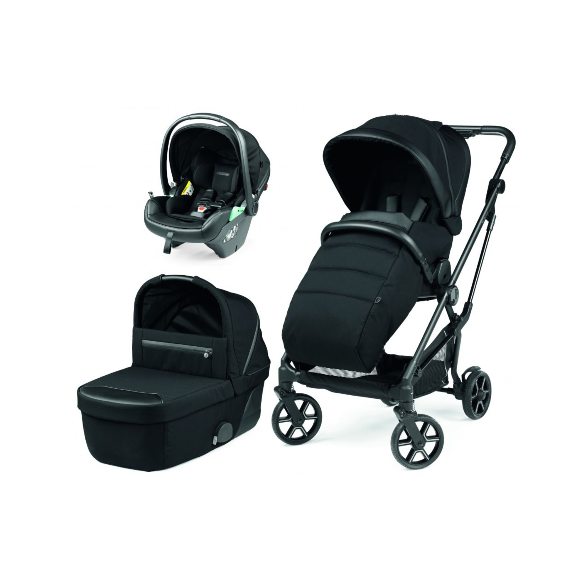 Inglesina aptica xt system quattro con seggiolino cab e telaio - colore  horizon grey - Bimbostore