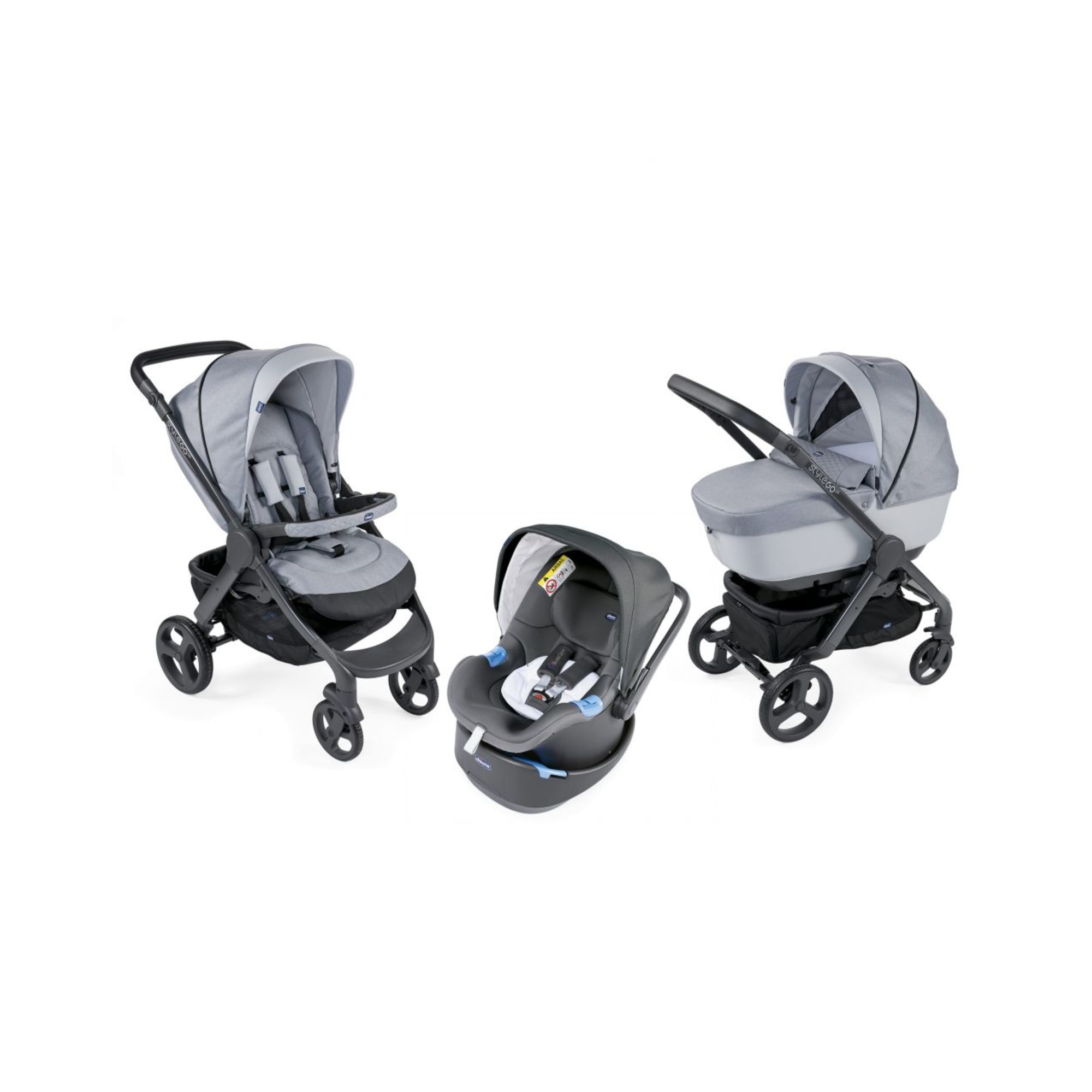 Trio stylego up std light grey - Chicco