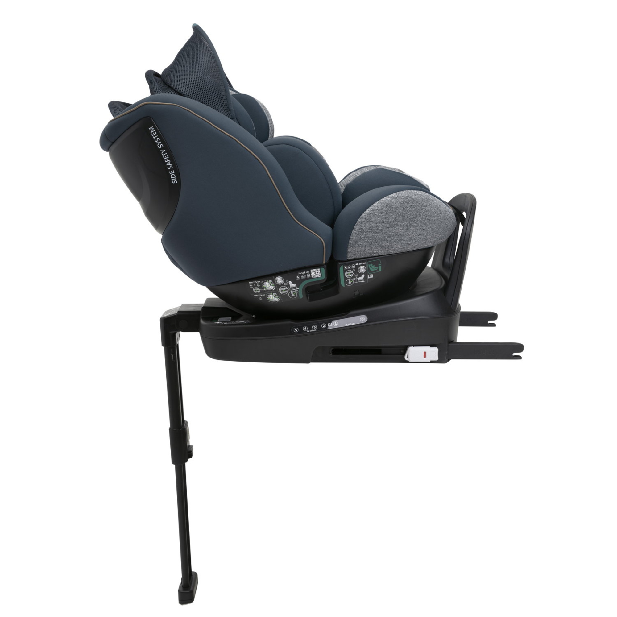 Seggiolino seat3fit air (40-125 cm) graphite melange - chicco - Chicco
