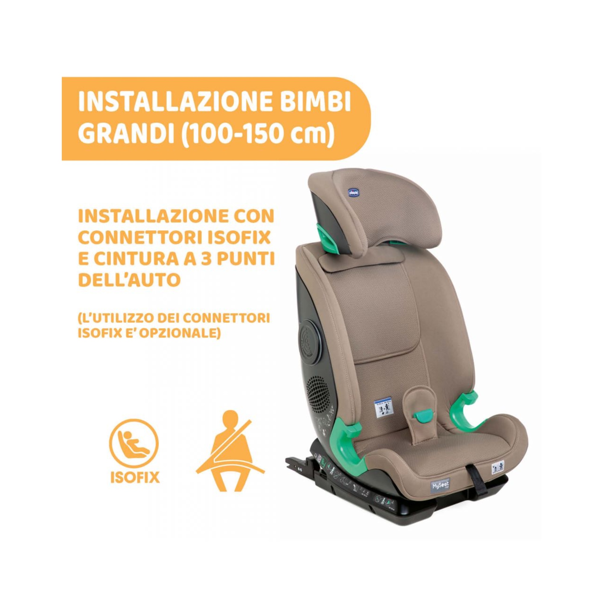 Chicco my seat i-size desert taupe - Chicco