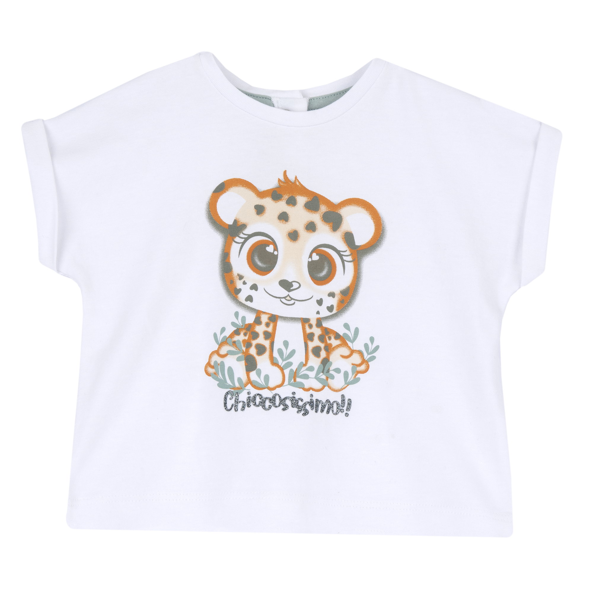 Abbigliamento Bambina Maglietta Chicco Bambini 100% Cotone - Maniche Corte E Comode Per Estate Abbigliamento Chicco