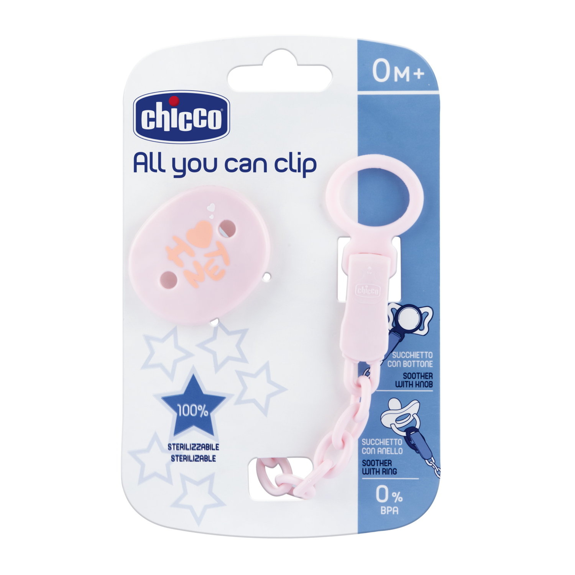Clip universale rosa - chicco - Chicco
