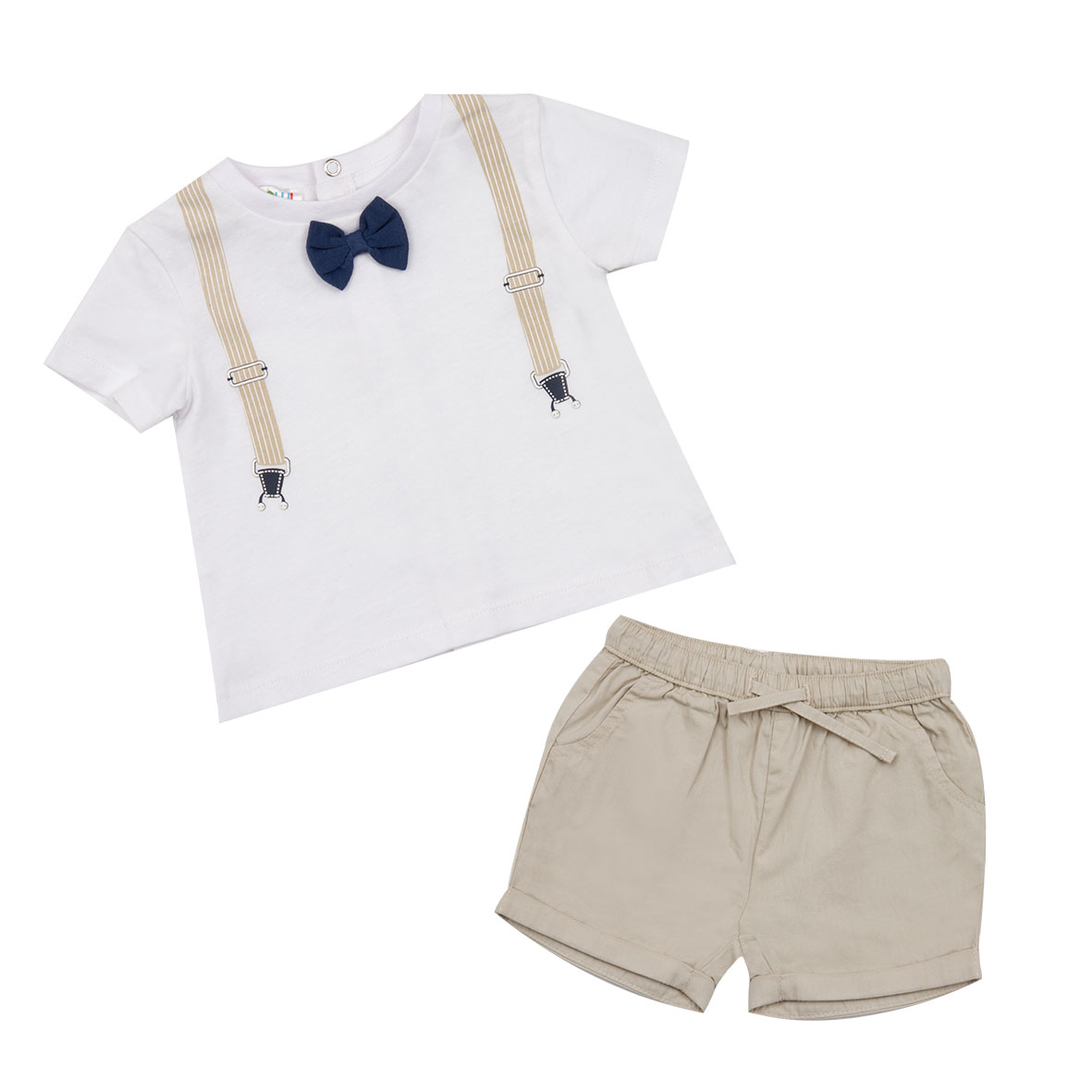 Mawi set 2pz jersey t shirt + popeline shorts - Mawi