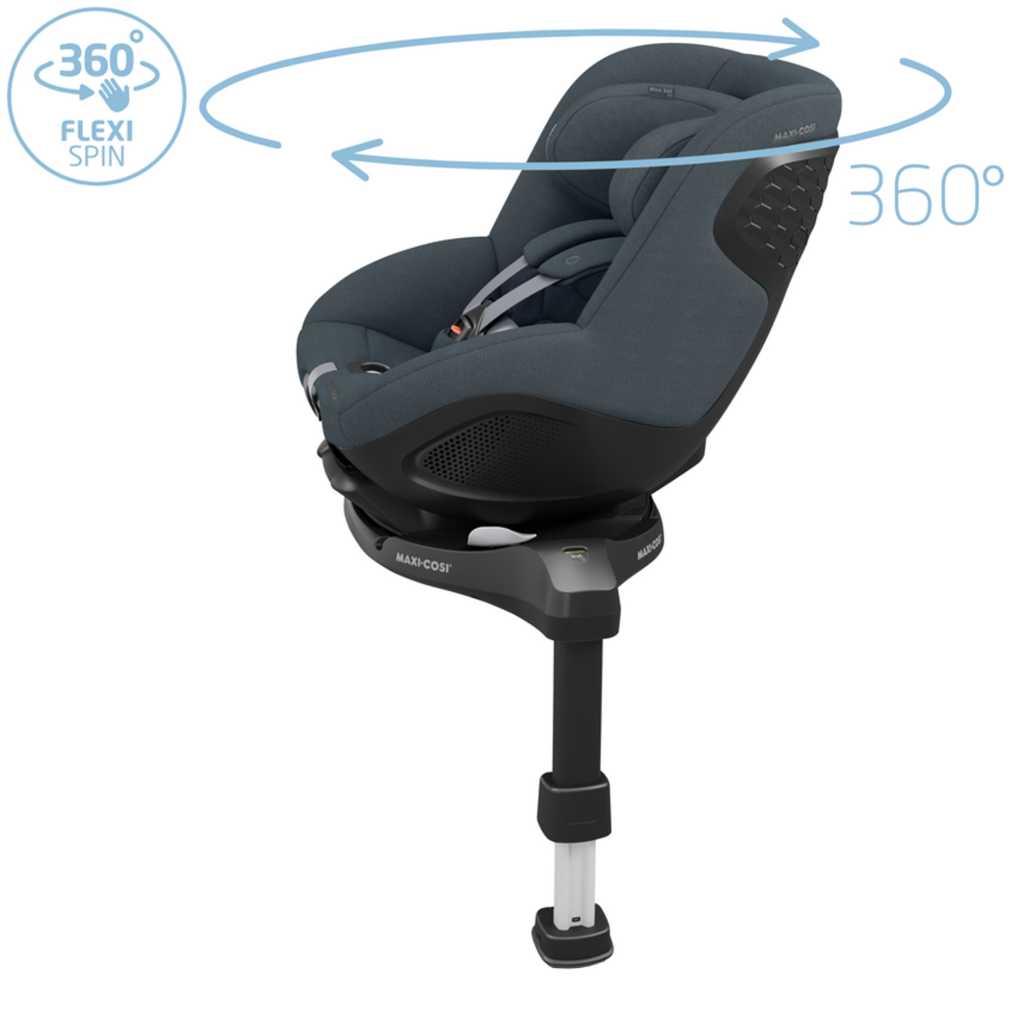 Maxi-cosi mica 360 pro graphite - seggiolino auto per neonato/bimbo piccolo - nascita 4 anni - MAXI COSI