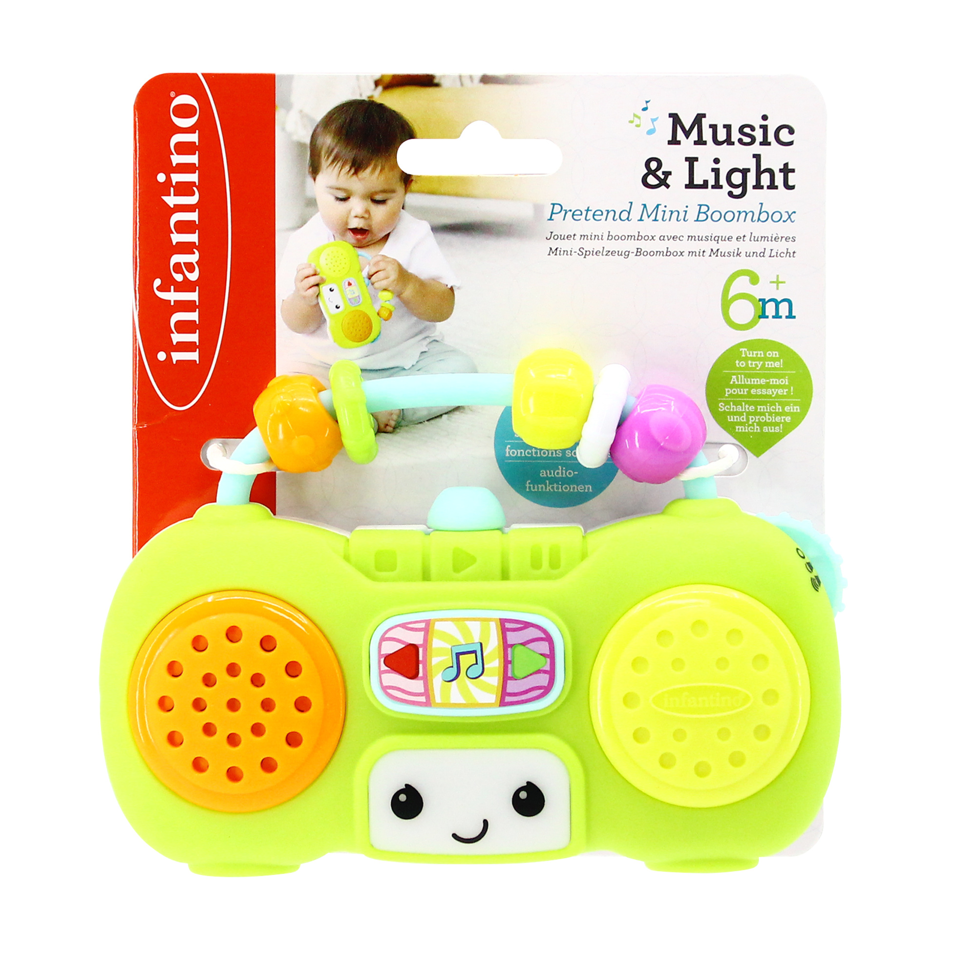 Mini boombox con suoni - infantino - Infantino