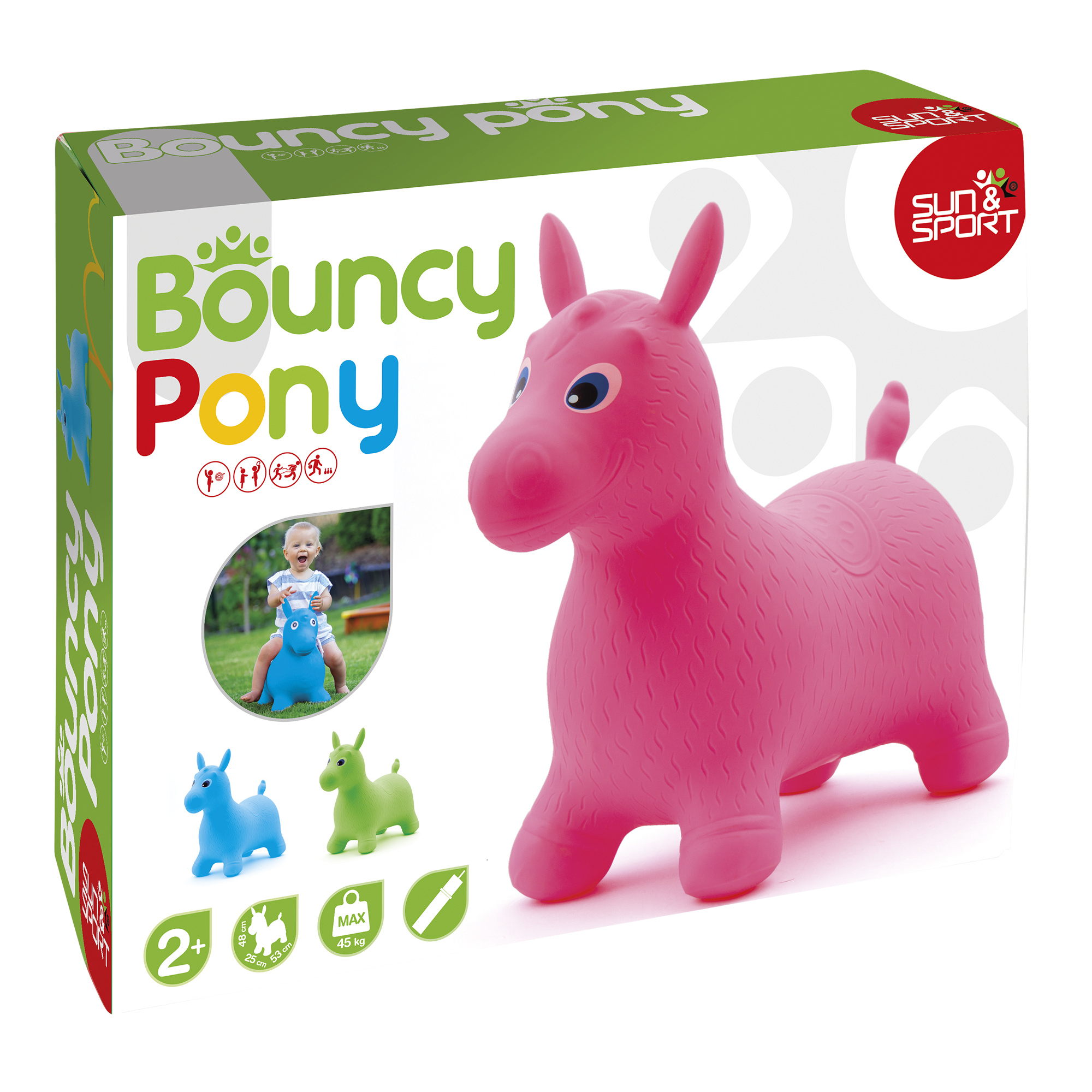 Bouncy pony assortito in vari colori - sun & sport - SUN&SPORT