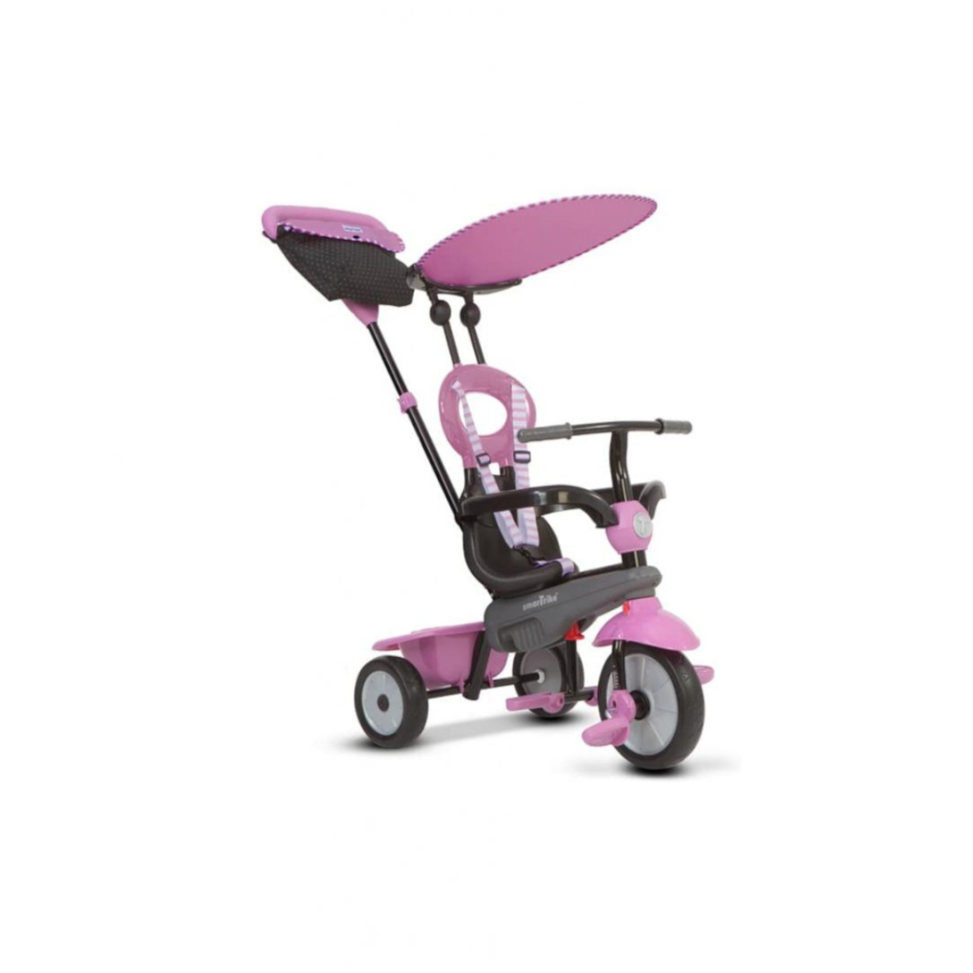 Triciclo 4 in 1 vanilla rosa - smart trike - Baby Smile Original