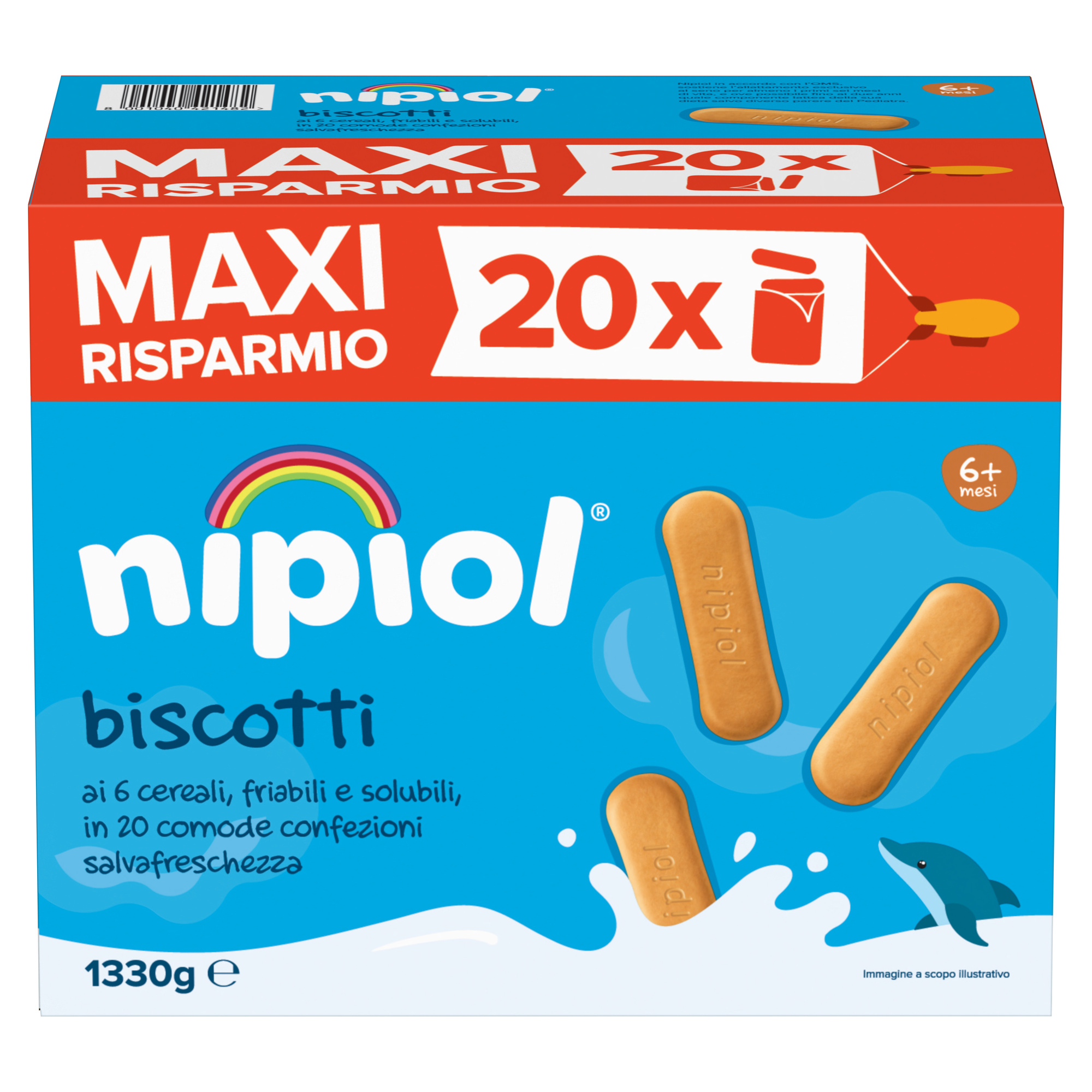 Nipiol biscotti special pack 1330g - Nipiol