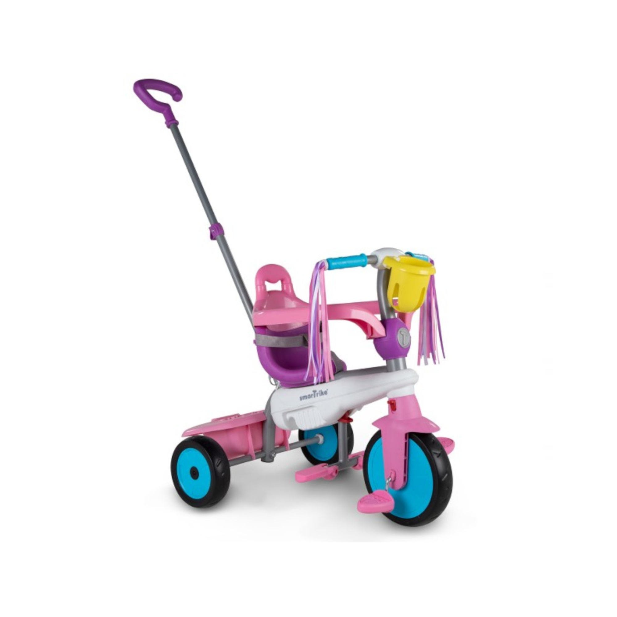 Triciclo breeze 3 in 1 rosa 15m+ - smart trike - Baby Smile Original