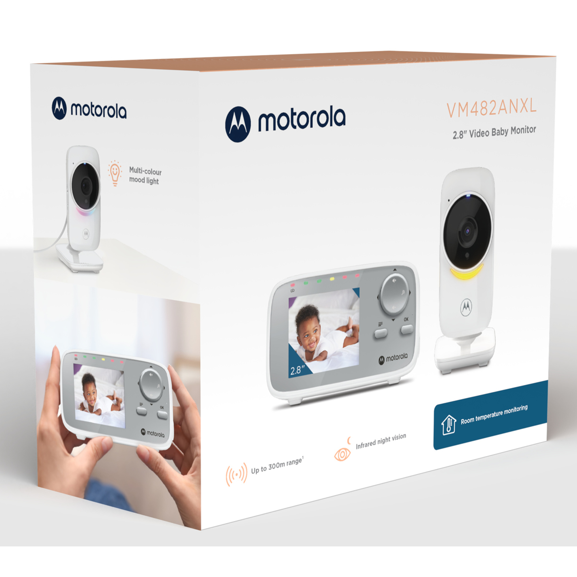 Motorola - baby monitor vm 482anxl - MOTOROLA