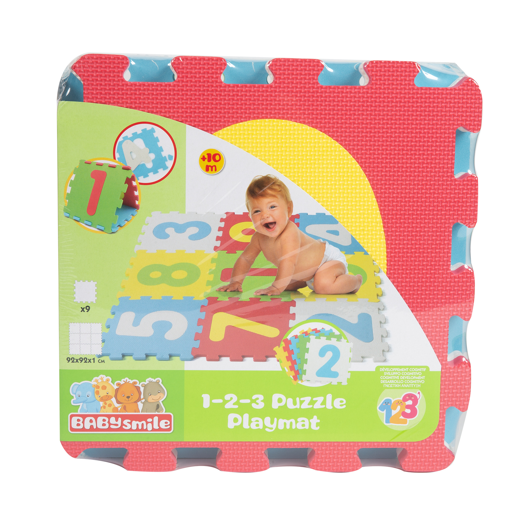 Tappeto puzzle numeri 9pz - Baby Smile