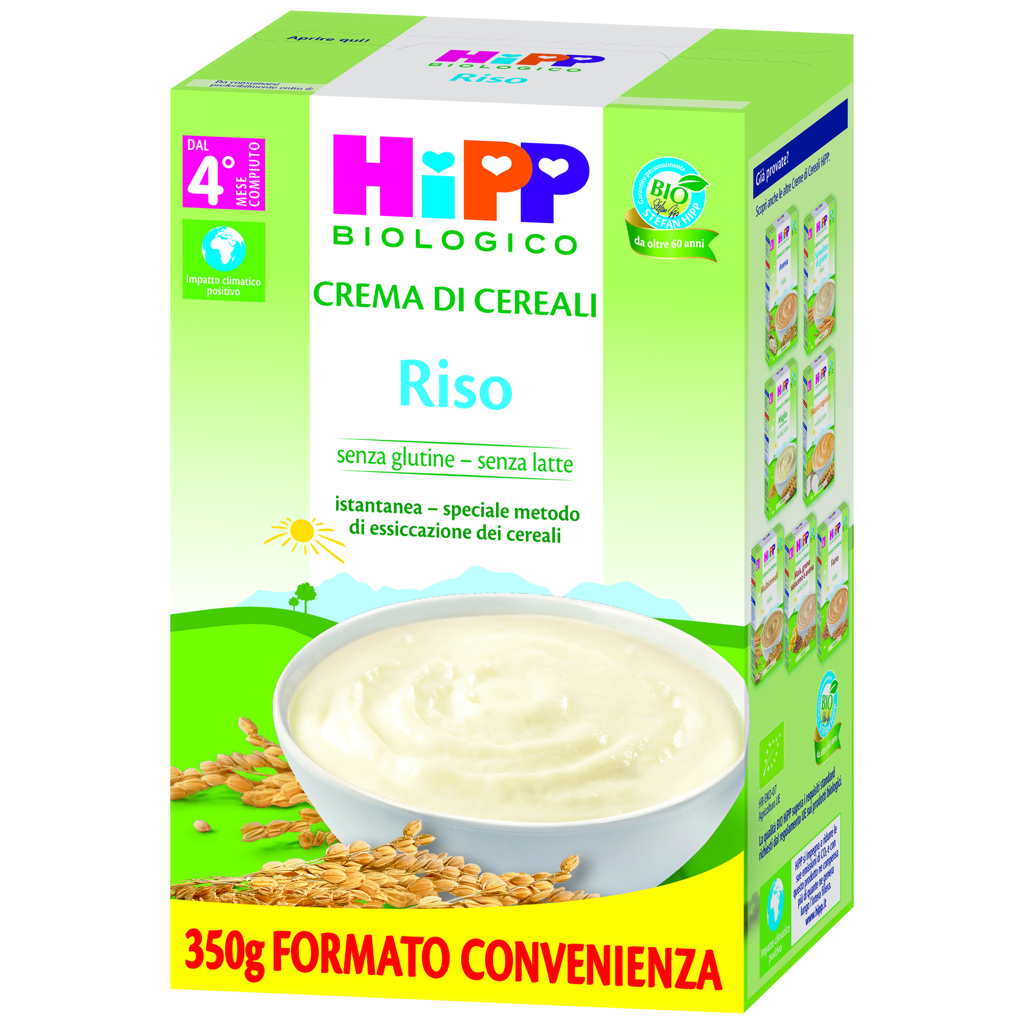 Hipp biologico crema di riso 350 gr - Hipp Baby