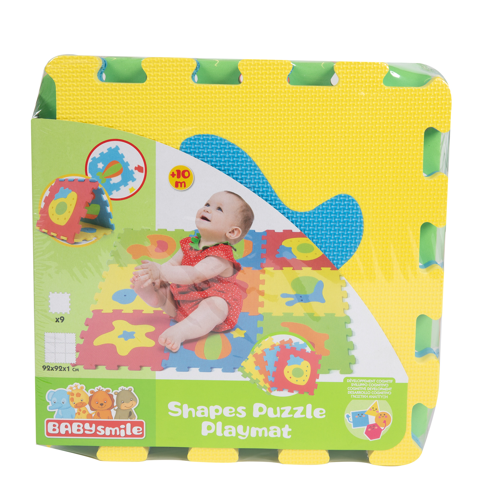 Tappeto puzzle animali 9pcs - Baby Smile