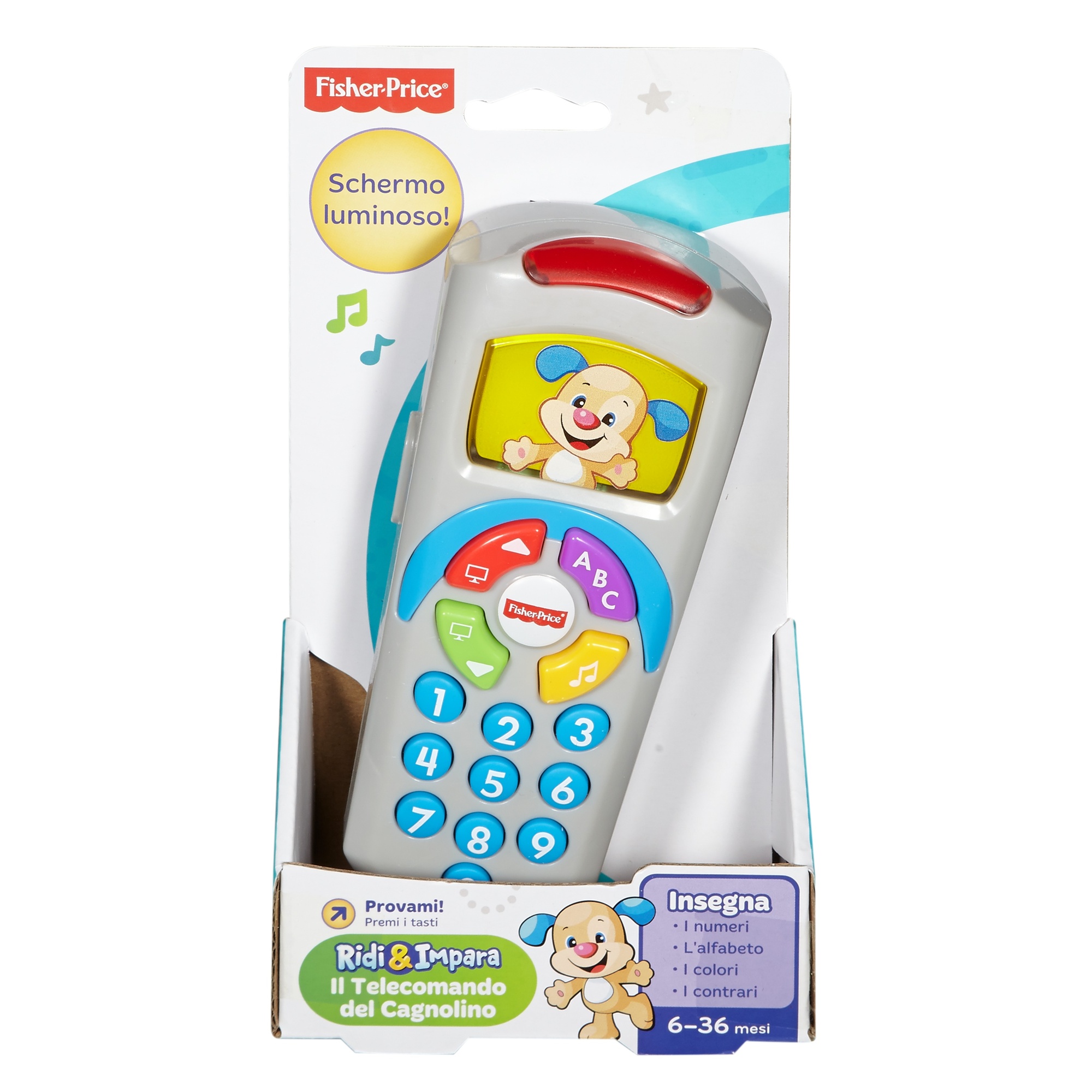 Fisher-price, telecomando cagnolino educativo per bambini 6-36 mesi - Fisher-price