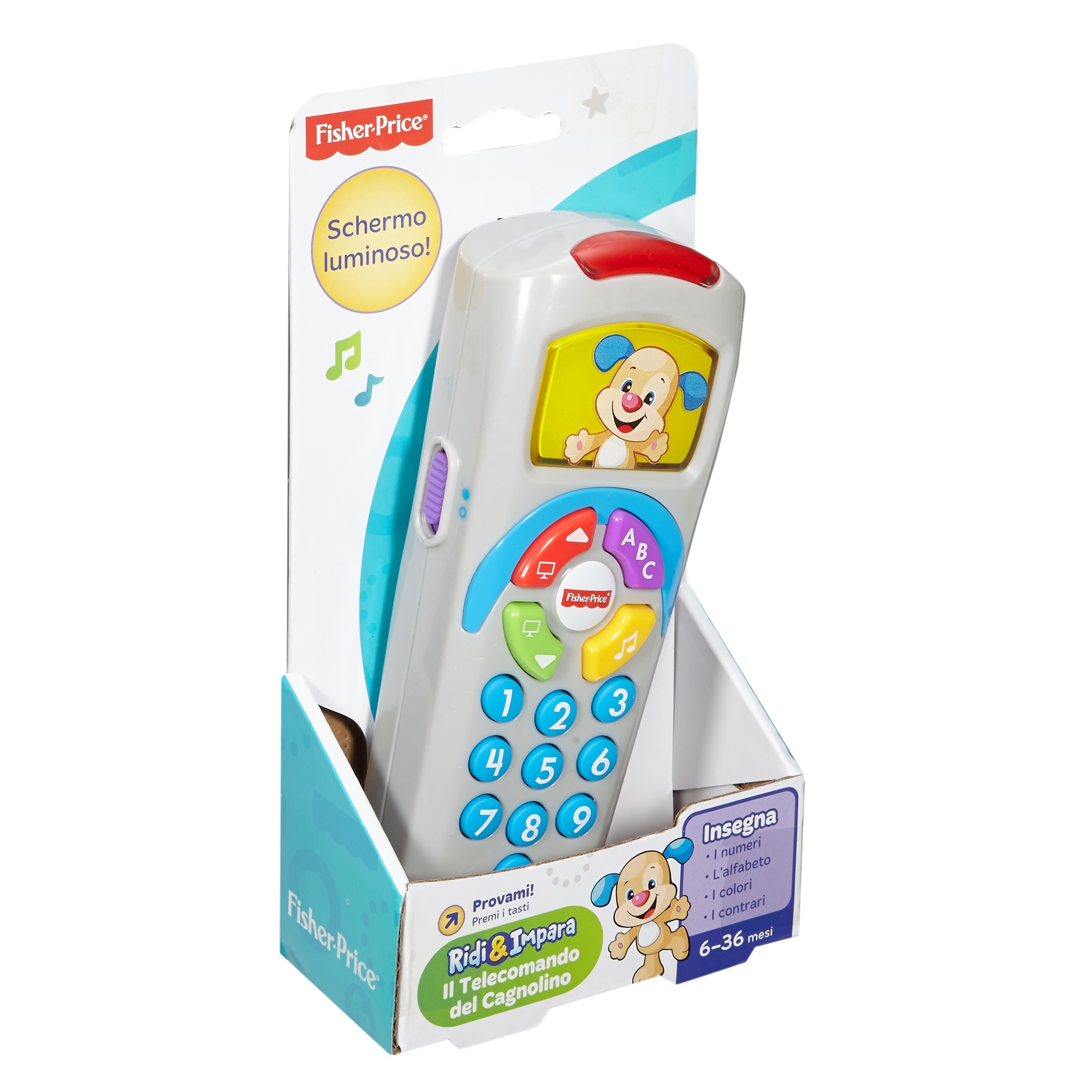 Fisher-price, telecomando cagnolino educativo per bambini 6-36 mesi - Fisher-price