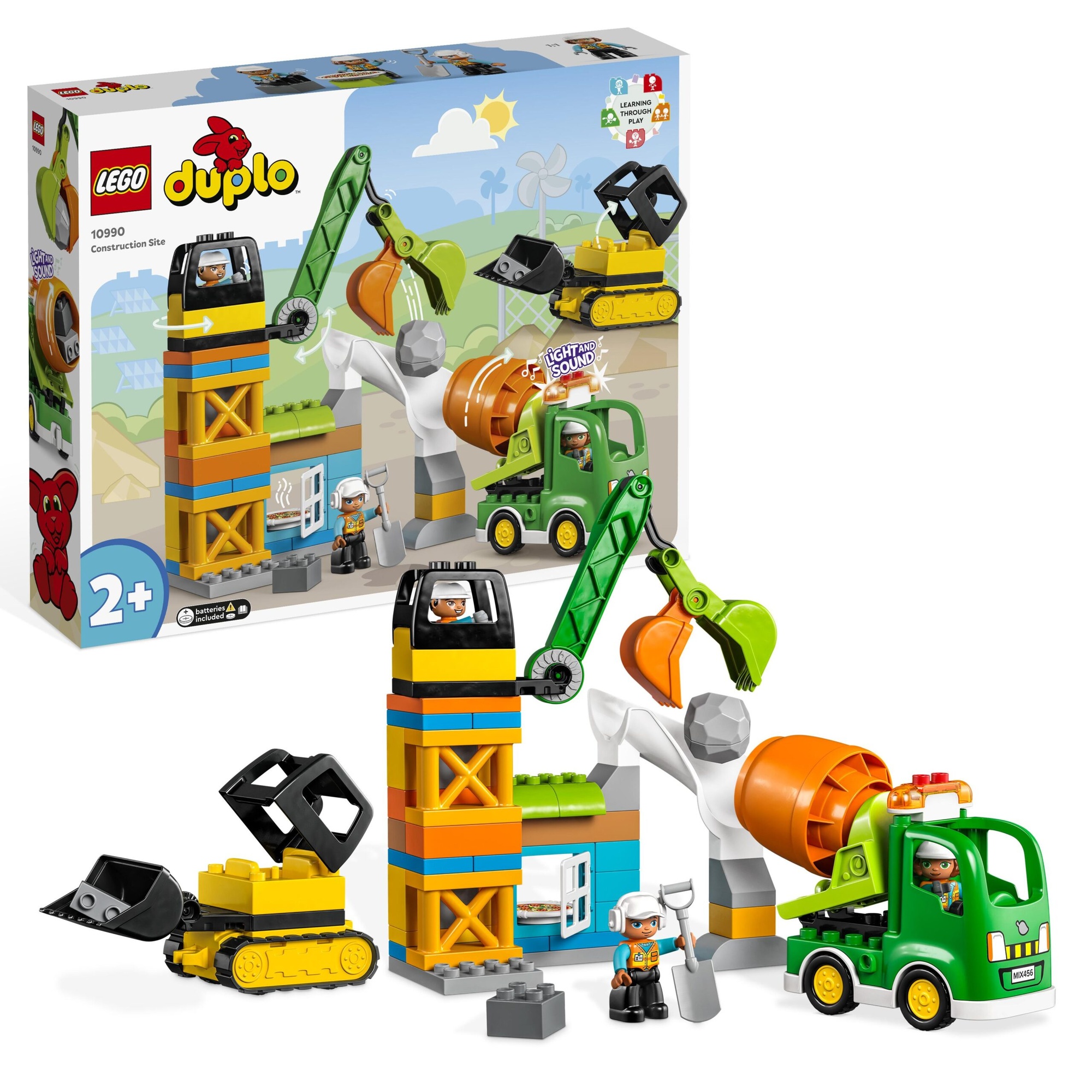 Lego duplo town 10990 - betoniera e gru giocattolo - Duplo