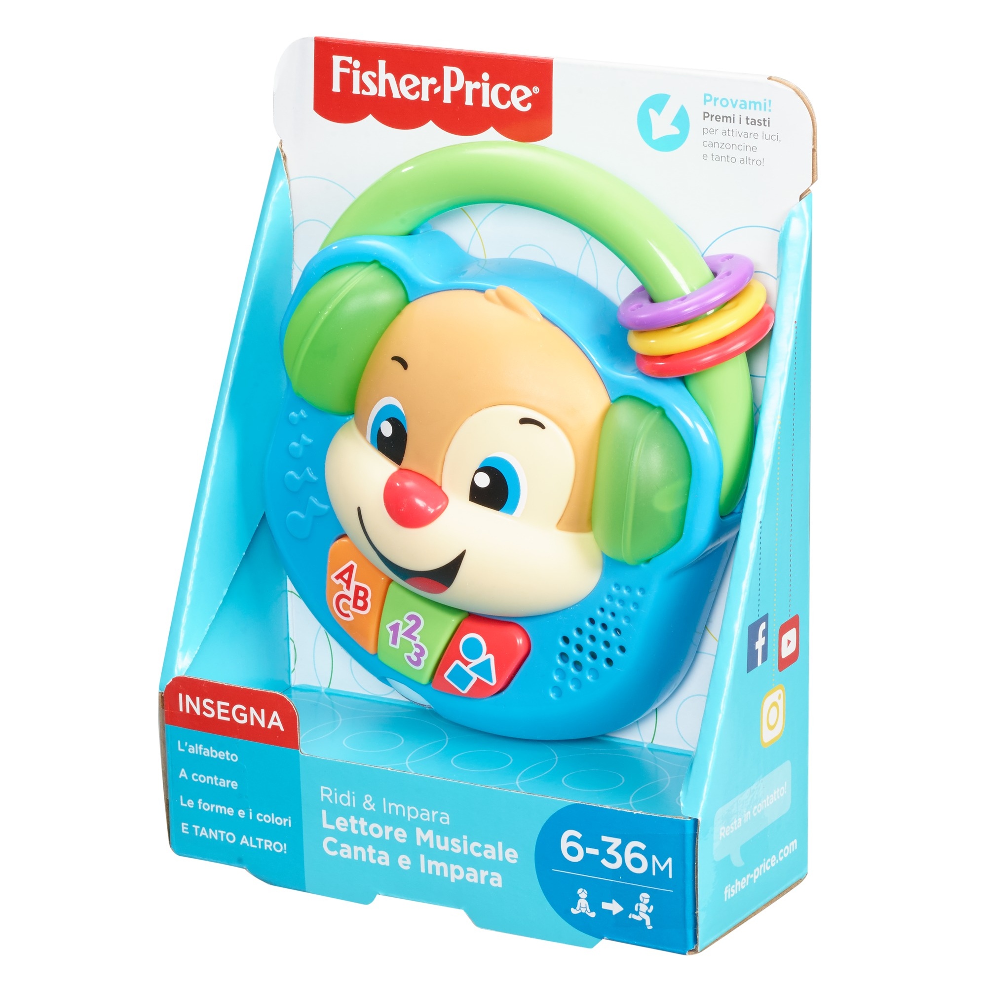 Lettore musicale canta e impara di fisher-price - 6-36 mesi - Fisher-price