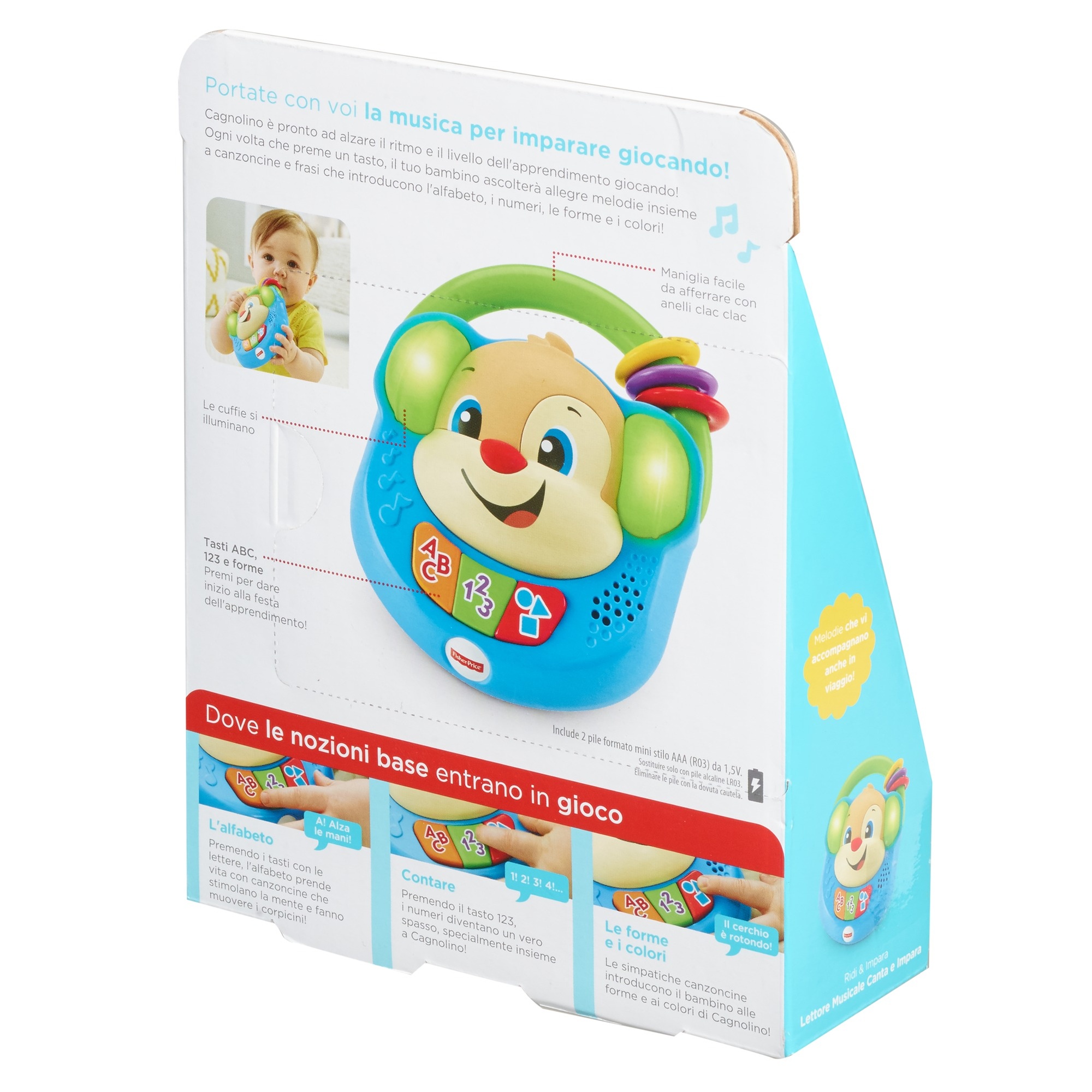 Lettore musicale canta e impara di fisher-price - 6-36 mesi - Fisher-price