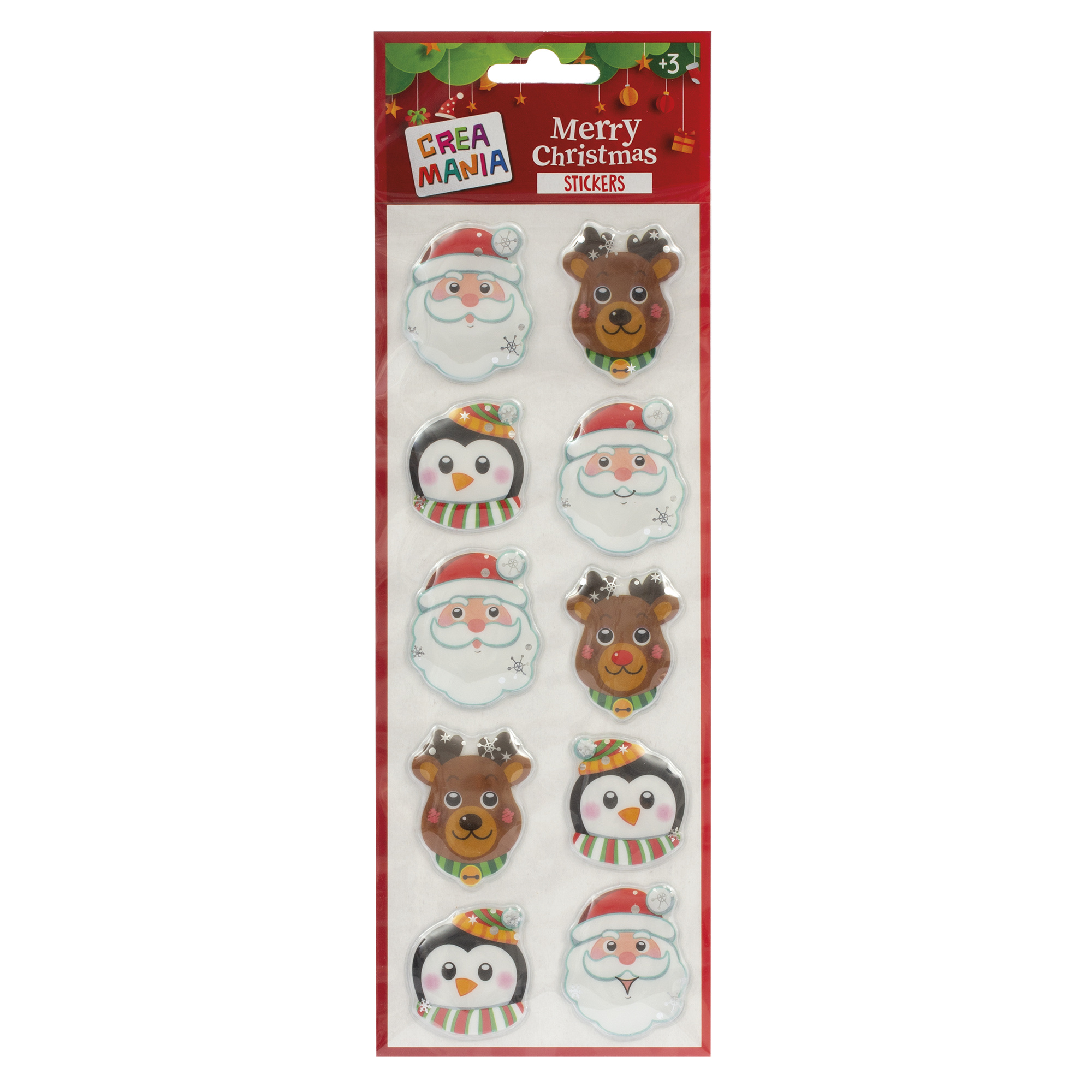 Christmas stickers 3d - crea mania - Creamania