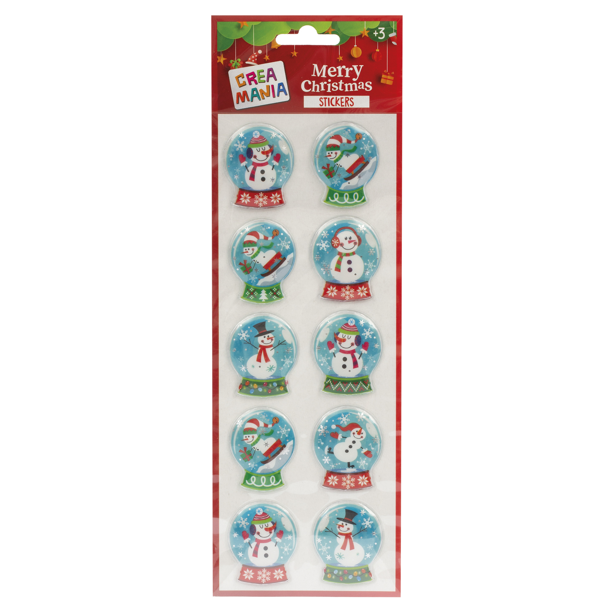 Christmas stickers 3d - crea mania - Creamania