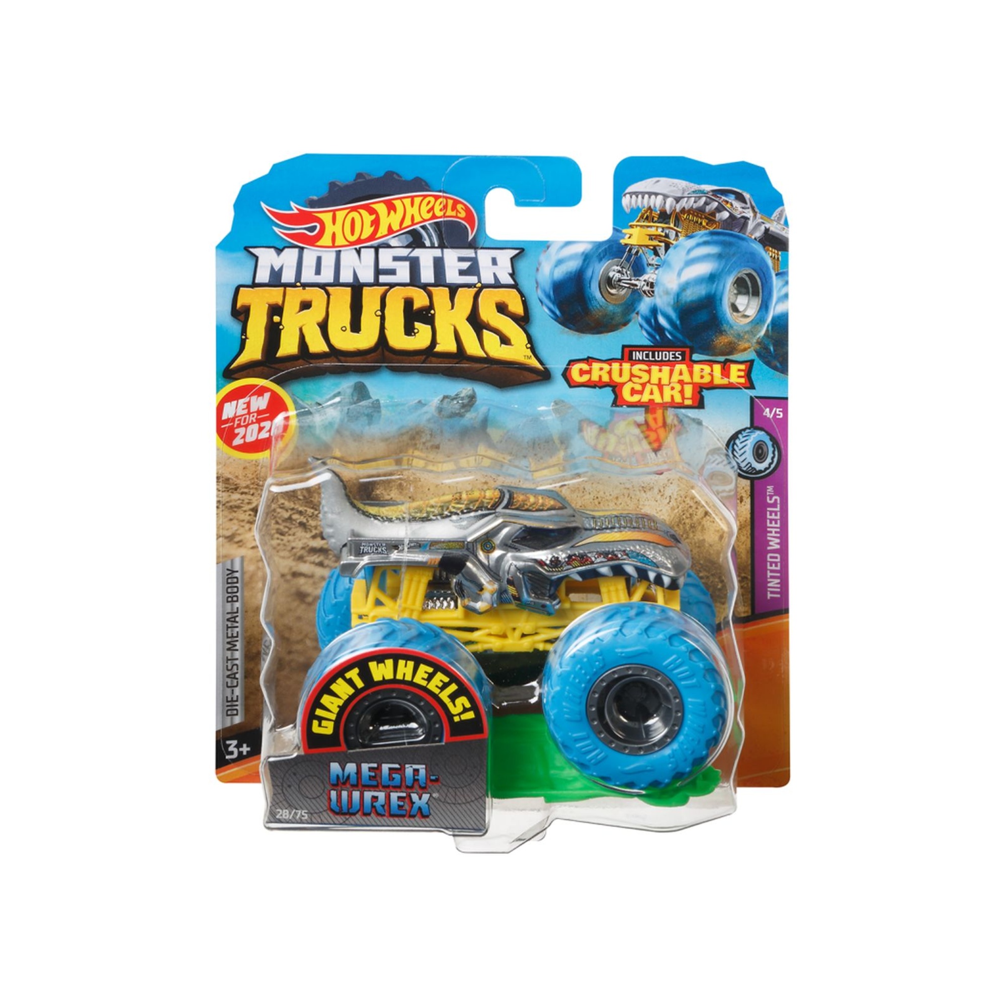 Hot wheels – monster truck macchinina in scala 1:64, veicolo assortito, 4+anni - Hot Wheels