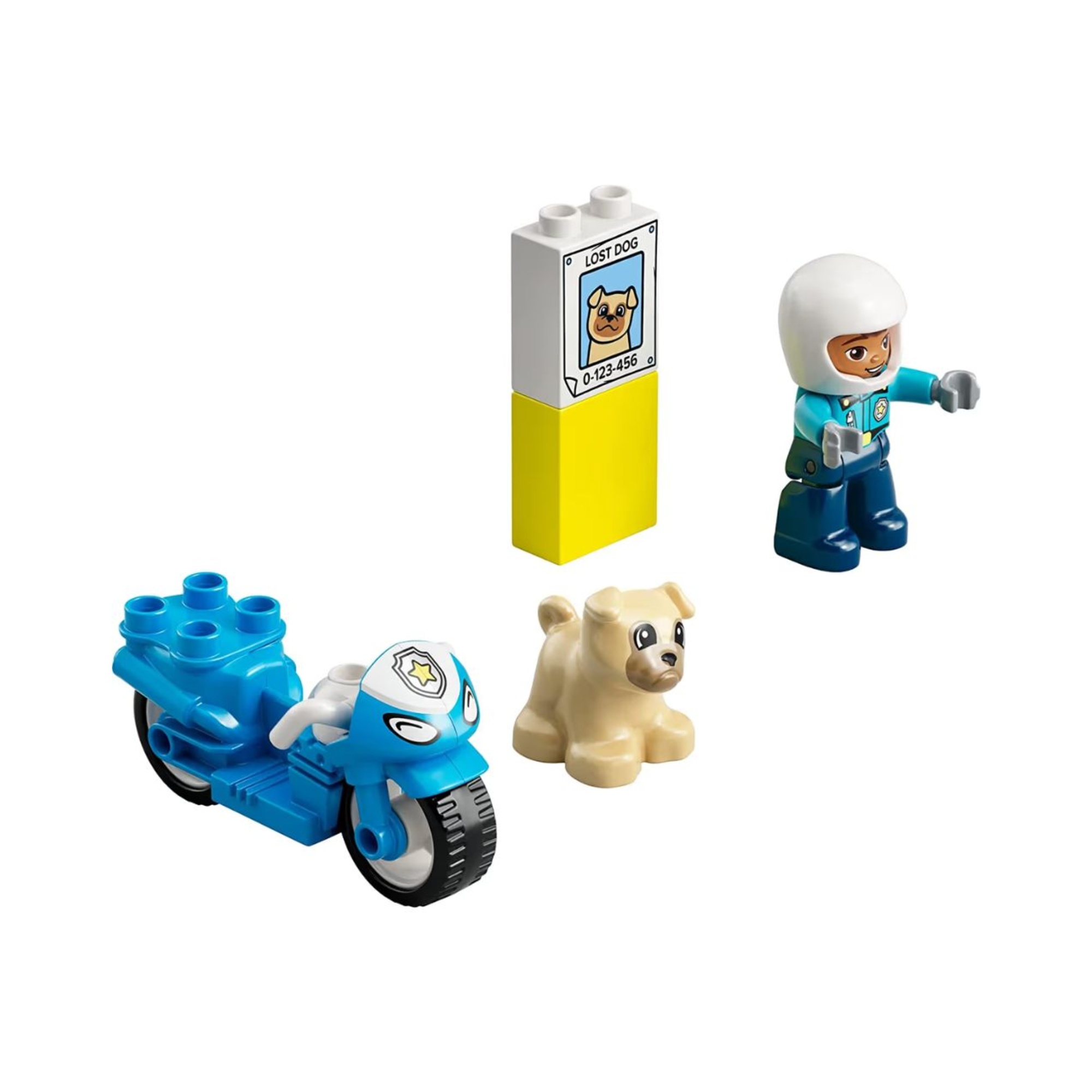 Lego duplo 10967 -  motocicletta della polizia - moto giocattolo per bambini - Duplo