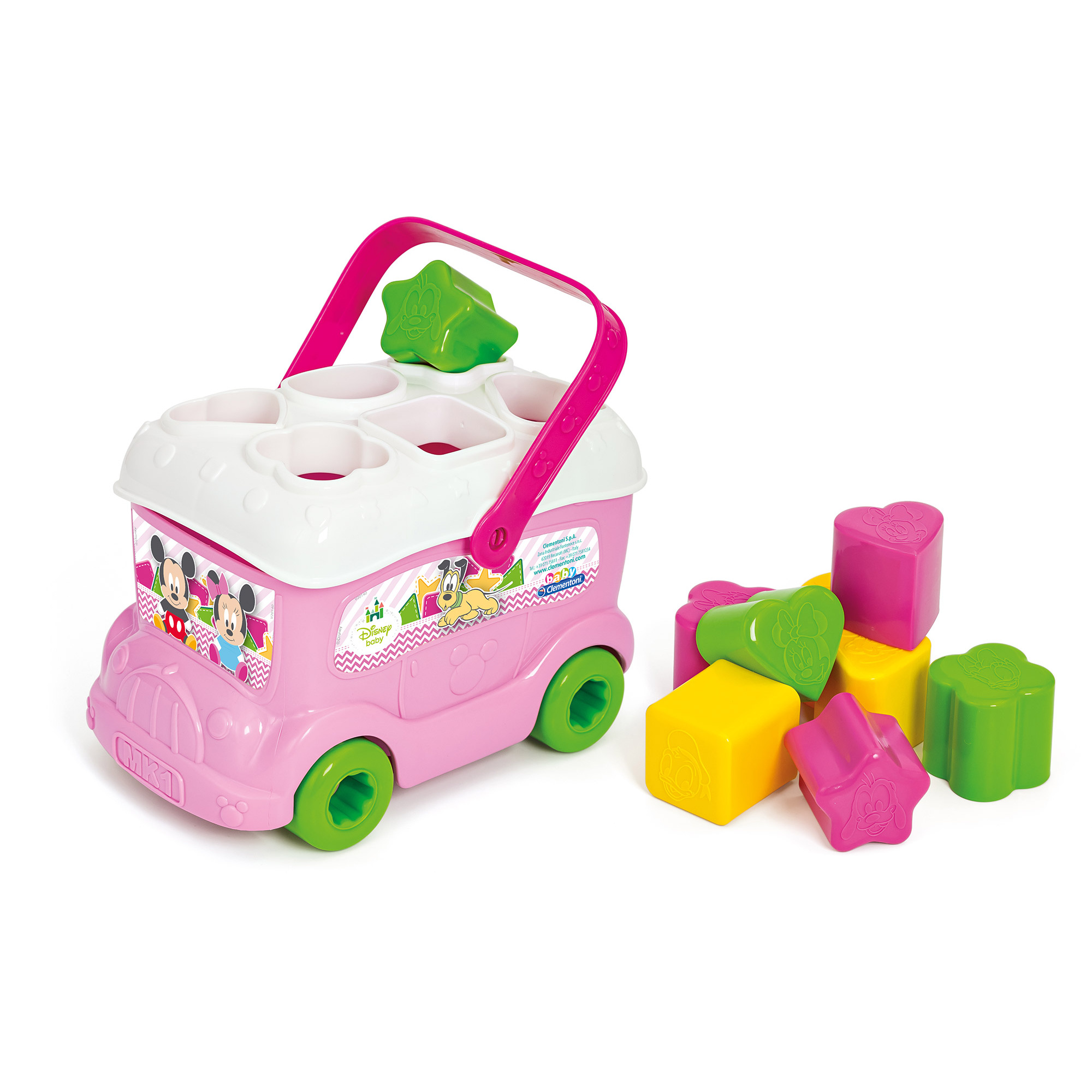 Minnie bus inserimento forme - baby clementoni - Baby Clementoni