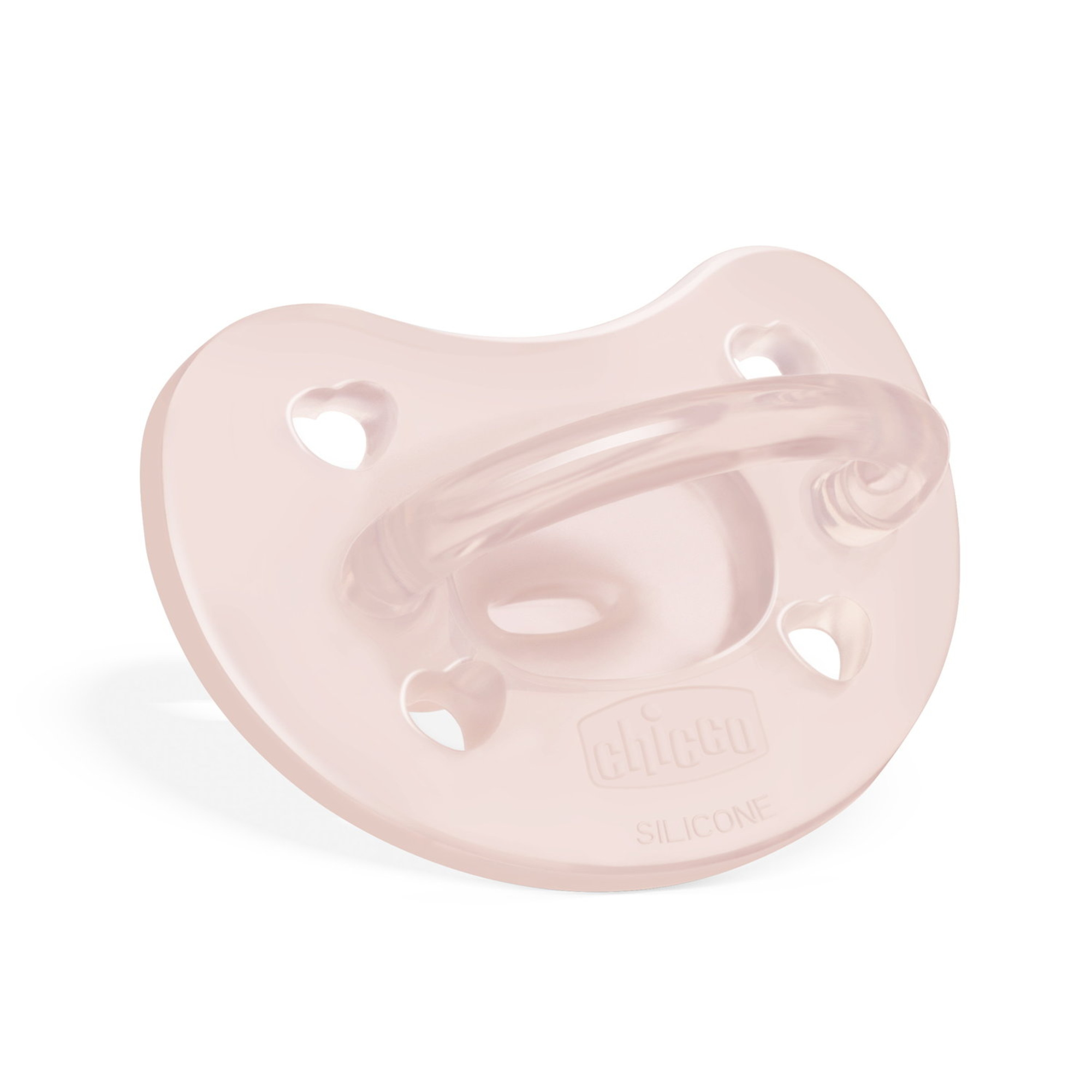 Chicco - physioforma gommotto rosa in silicone 2 pezzi | 2-6 mesi - Chicco