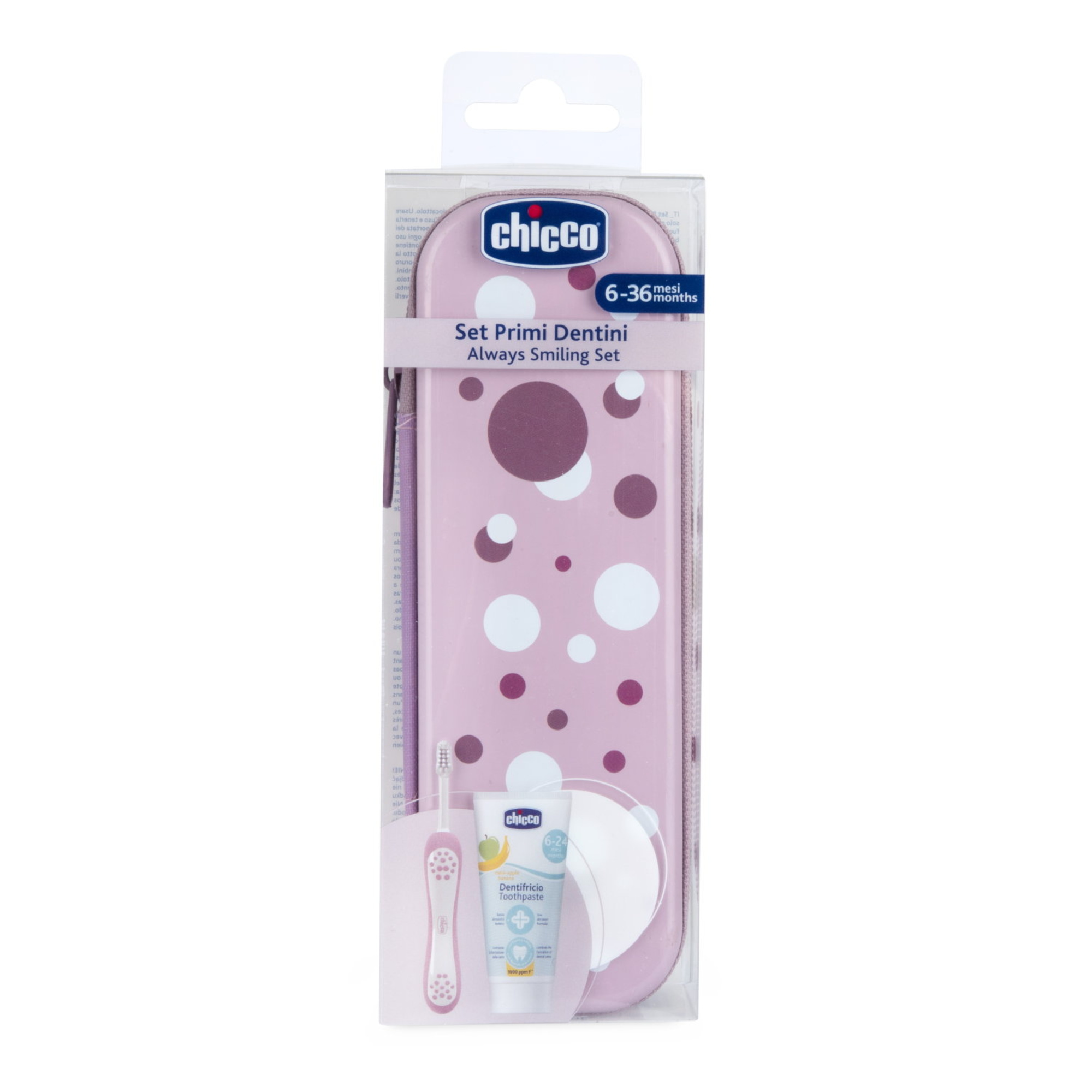 Chicco - set dentale 6m+ lilla - Chicco