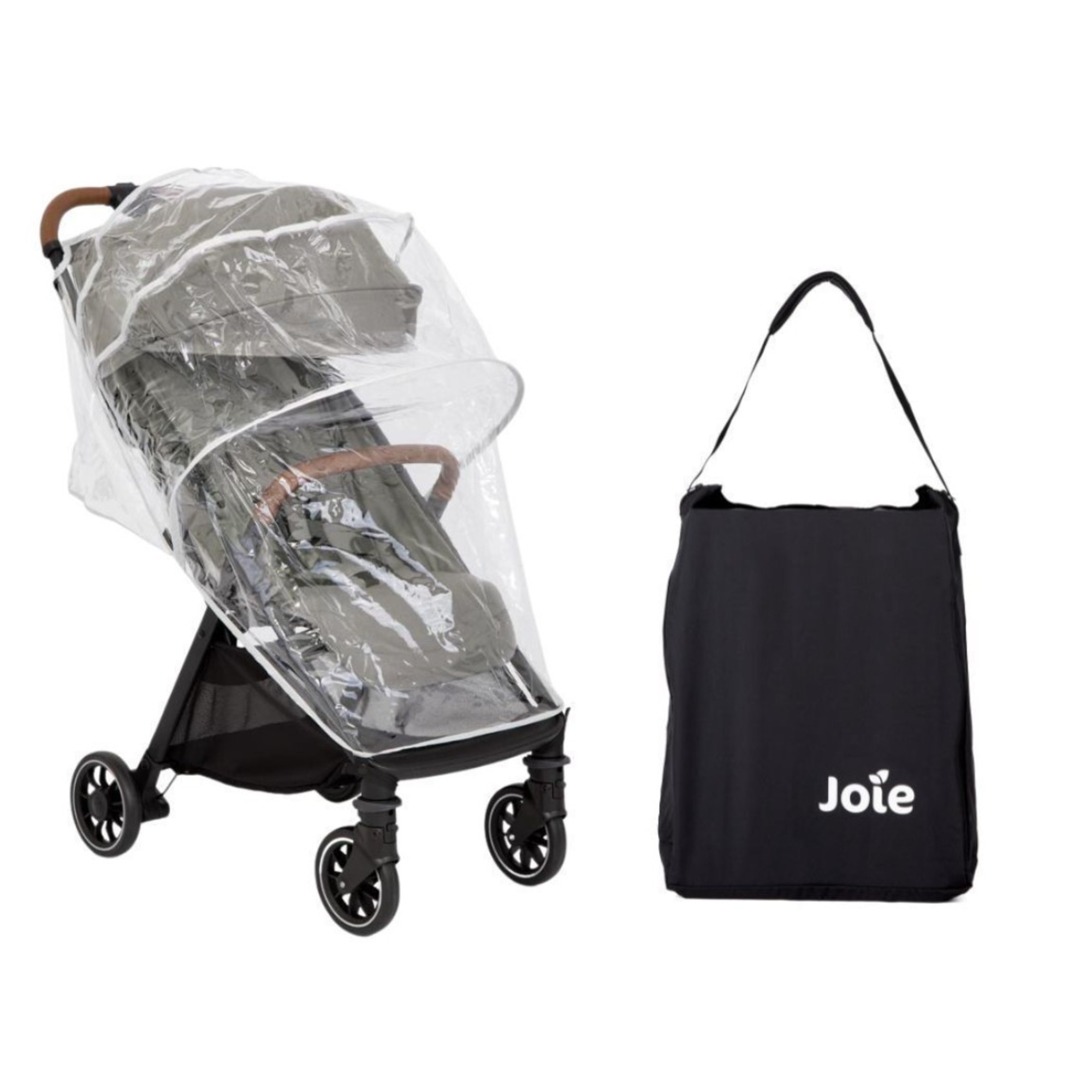 Joie passeggino pact pro colore pebble (inclusi parapioggia adattatori carseat e borsa) - Joie