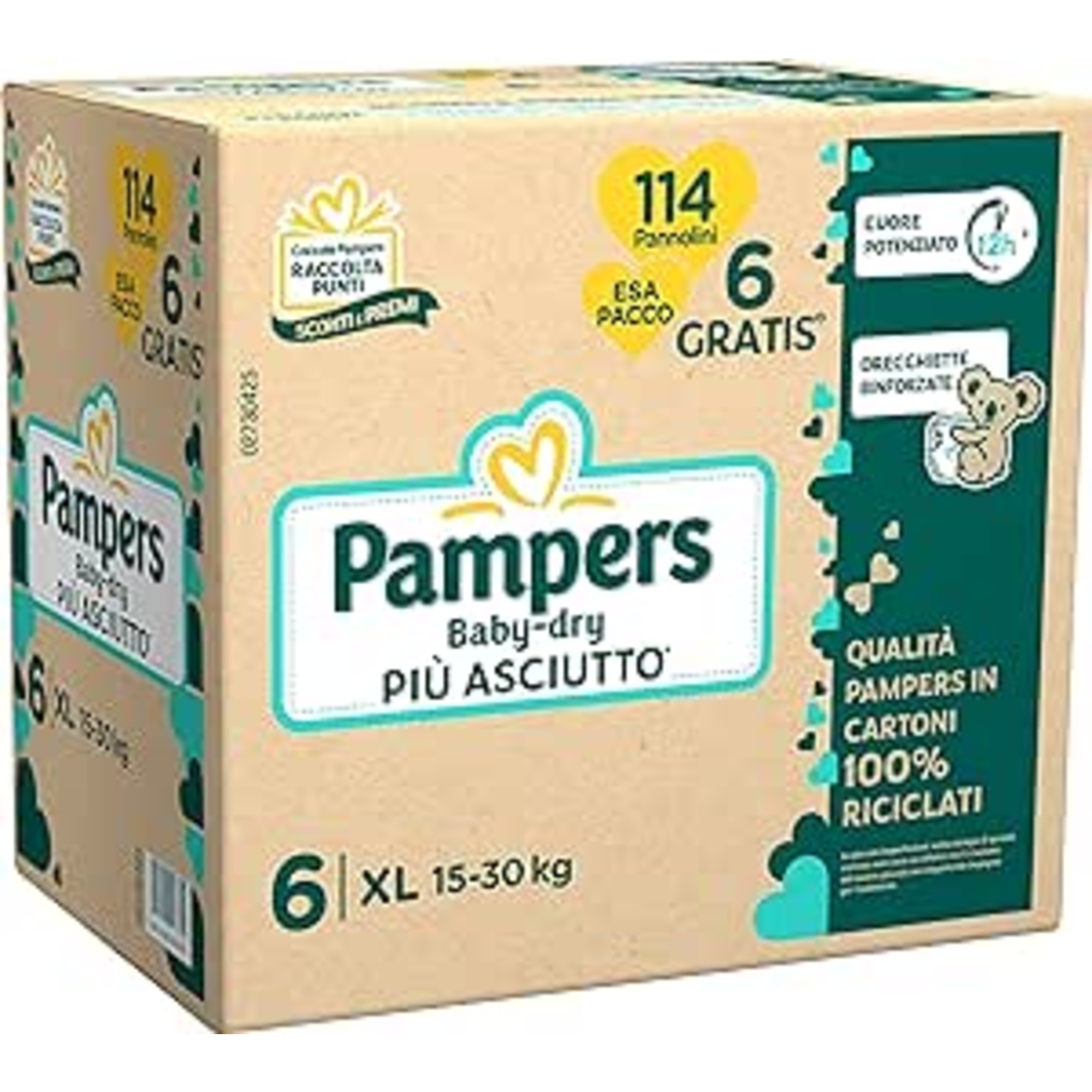 Pampers - esapack  baby dry xl x114 - Pampers