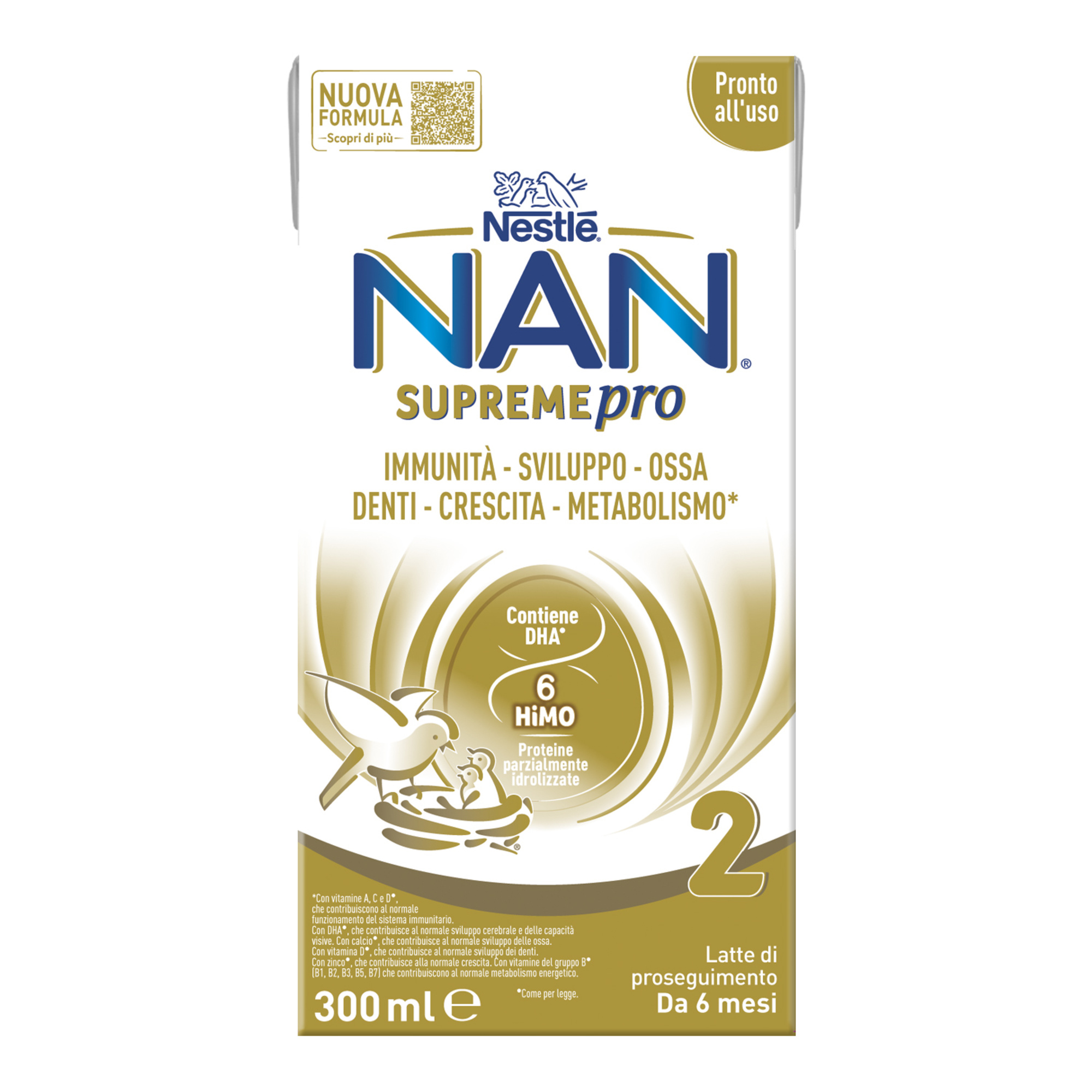 Nestle' - latte nan supremepro 2 liquido - NESTLE'