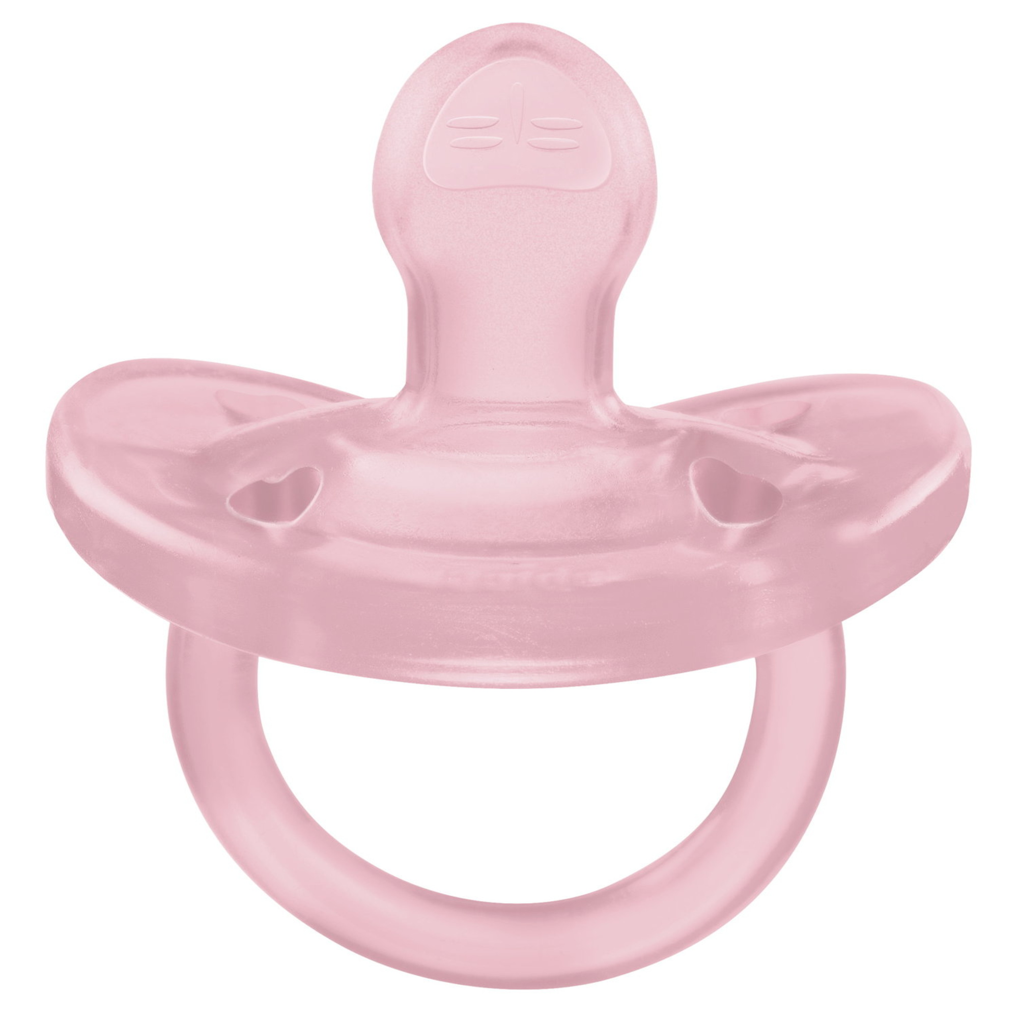 Chicco - physioforma gommotto rosa in silicone 2 pezzi | 6-16 mesi - Chicco