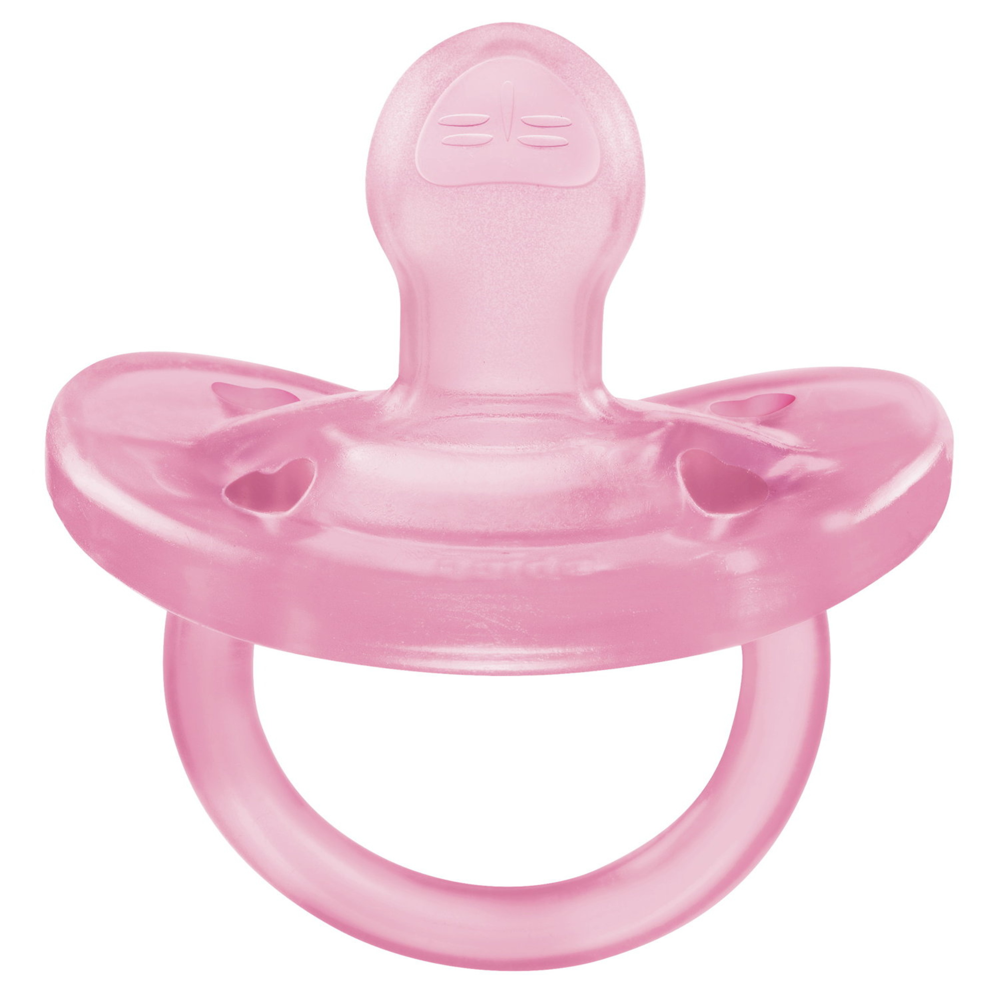 Chicco - physioforma gommotto rosa in silicone 2 pezzi | 6-16 mesi - Chicco