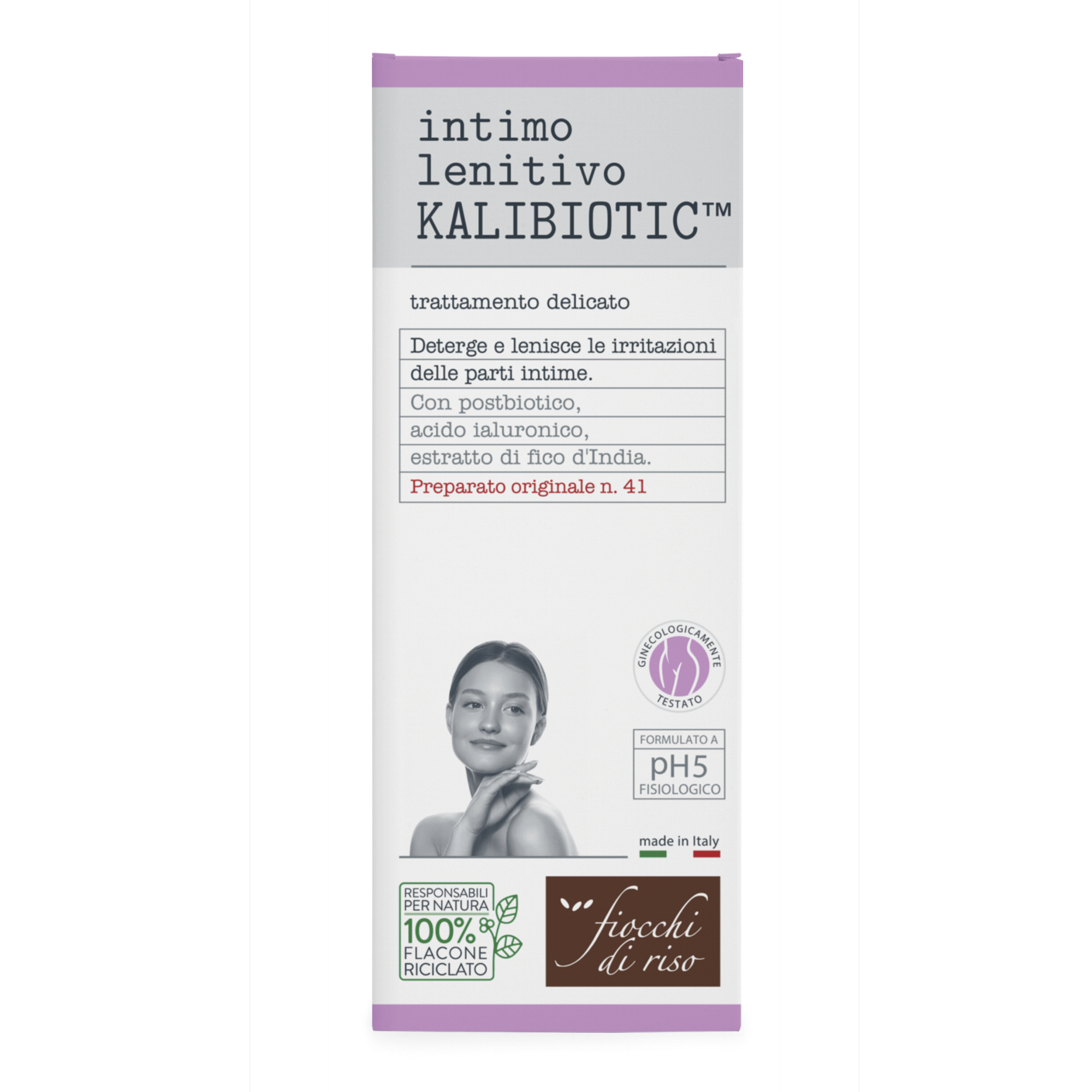 Fiocchi di riso intimo lenitivo kalibiotic ph 5 240 ml - Fiocchi di Riso