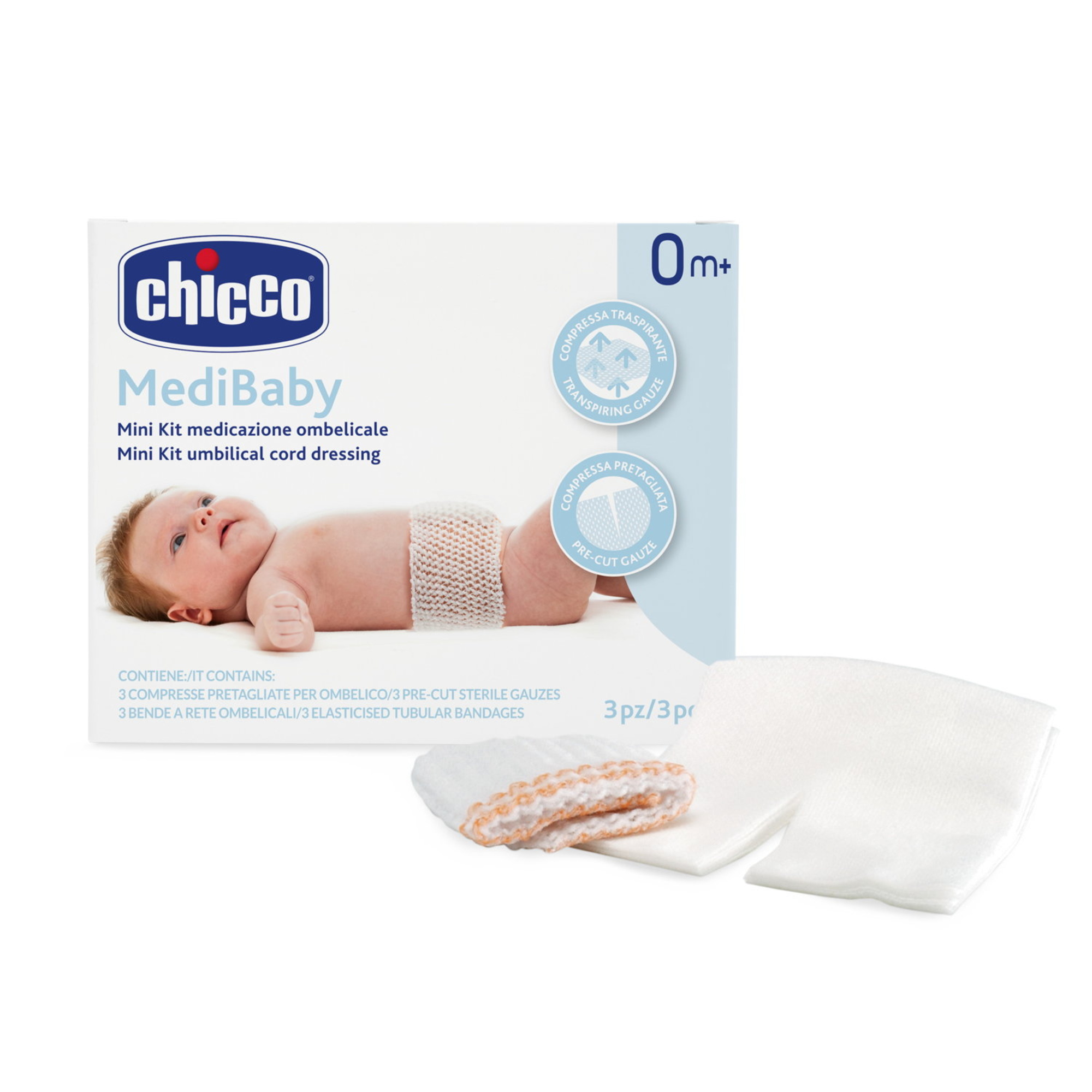 Chicco - mini kit medicazione ombelicale - Chicco