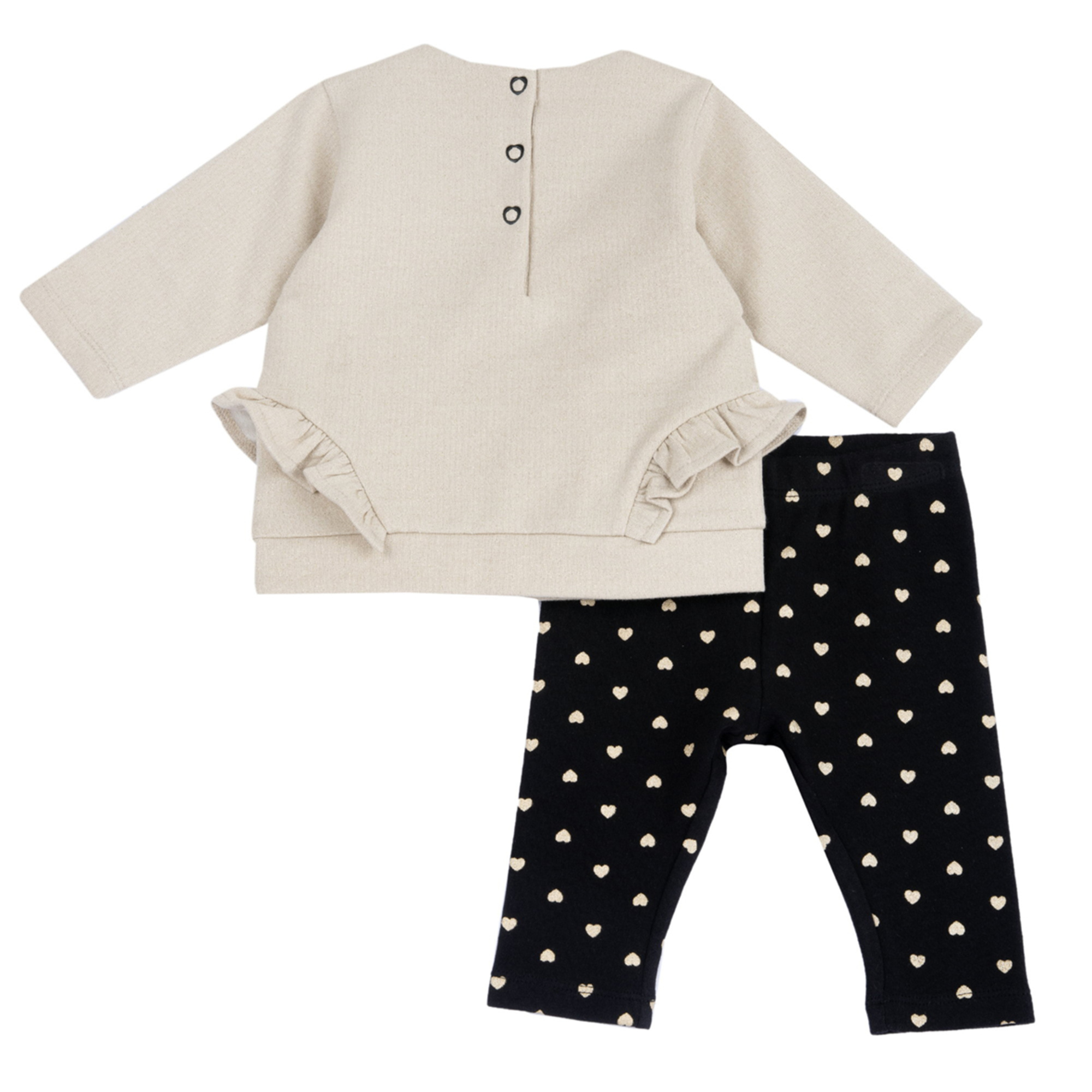 Chicco - outfit due pezzi: t-shirt a maniche lunghe e leggings - Chicco